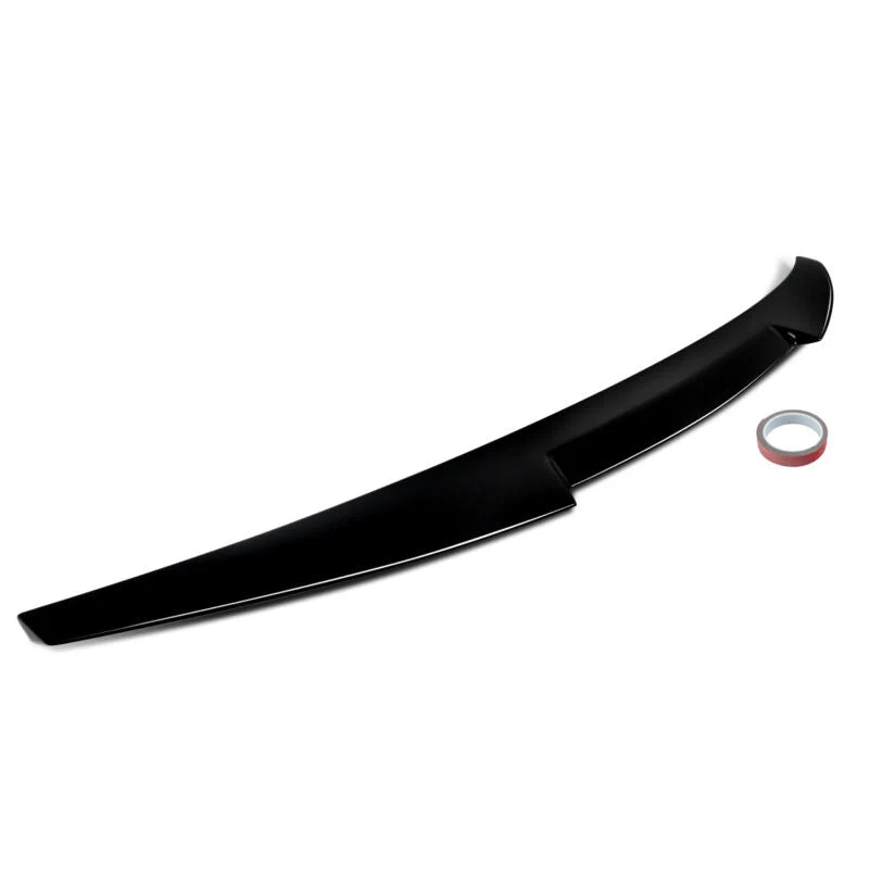 Gloss Black Rear Highkick Spoiler for Audi A4 B9 Sedan 2017-2024 - Image 4