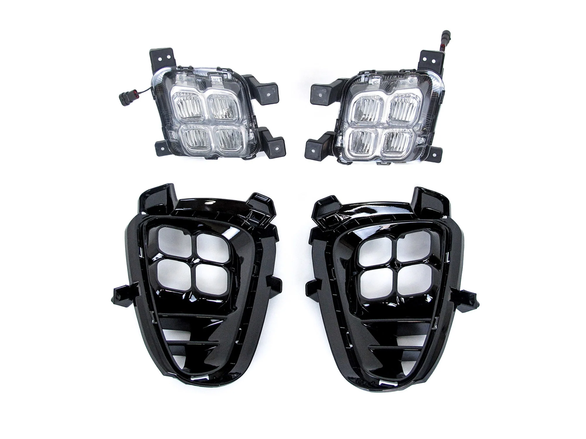 LED DRL Daytime Running Lights Bezels For Kia Sorento 2019-2020 - Image 4