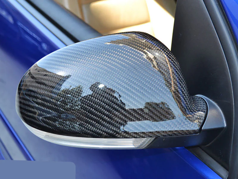 Real Carbon Fiber Side Mirror Cover Caps For VW Golf 5 MK5 GTI 2005-2008 Replacement - Image 4