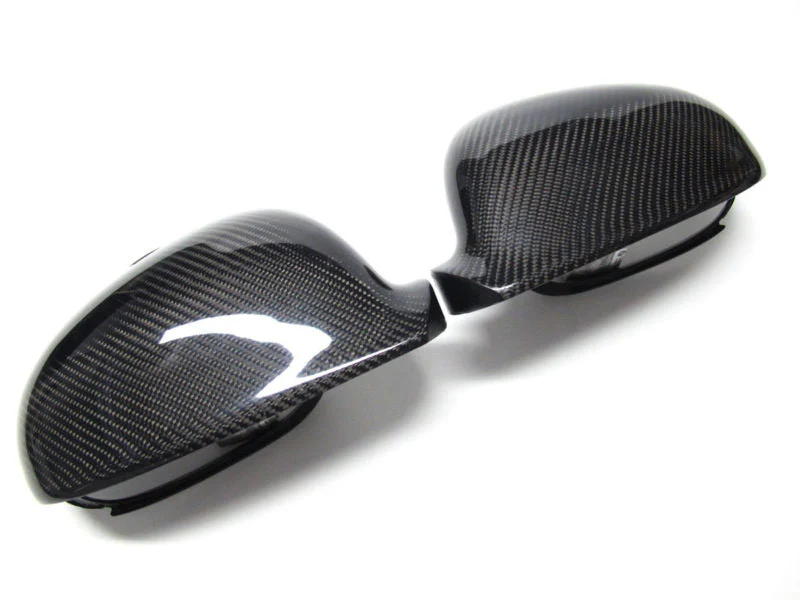 Real Carbon Fiber Side Mirror Cover Caps For VW Golf 5 MK5 GTI 2005-2008 Replacement - Image 6