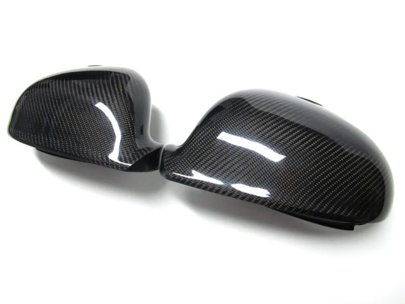 Real Carbon Fiber Side Mirror Cover Caps For VW Golf 5 MK5 GTI 2005-2008 Replacement - Image 7