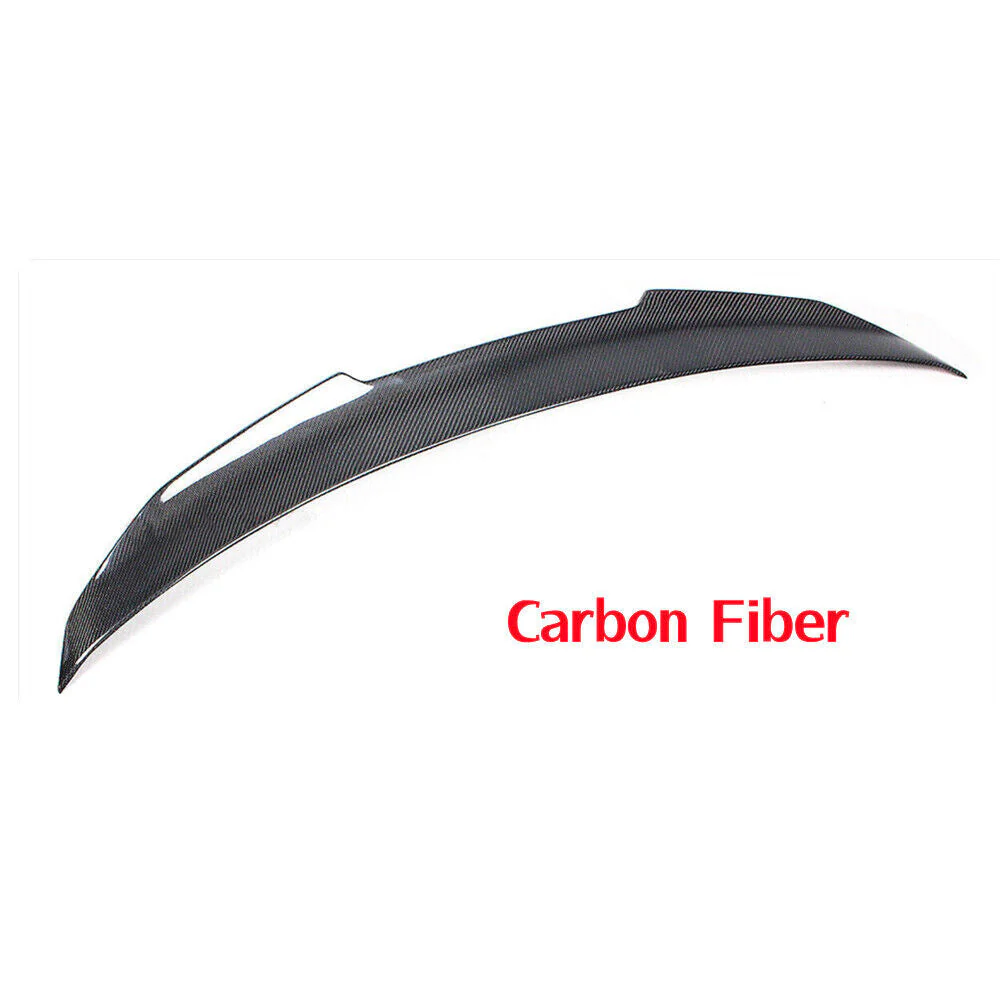 Real Carbon Fiber Highkick Spoiler Wing For AUDI A4 B9 Sedan 2017-2024 - Image 3