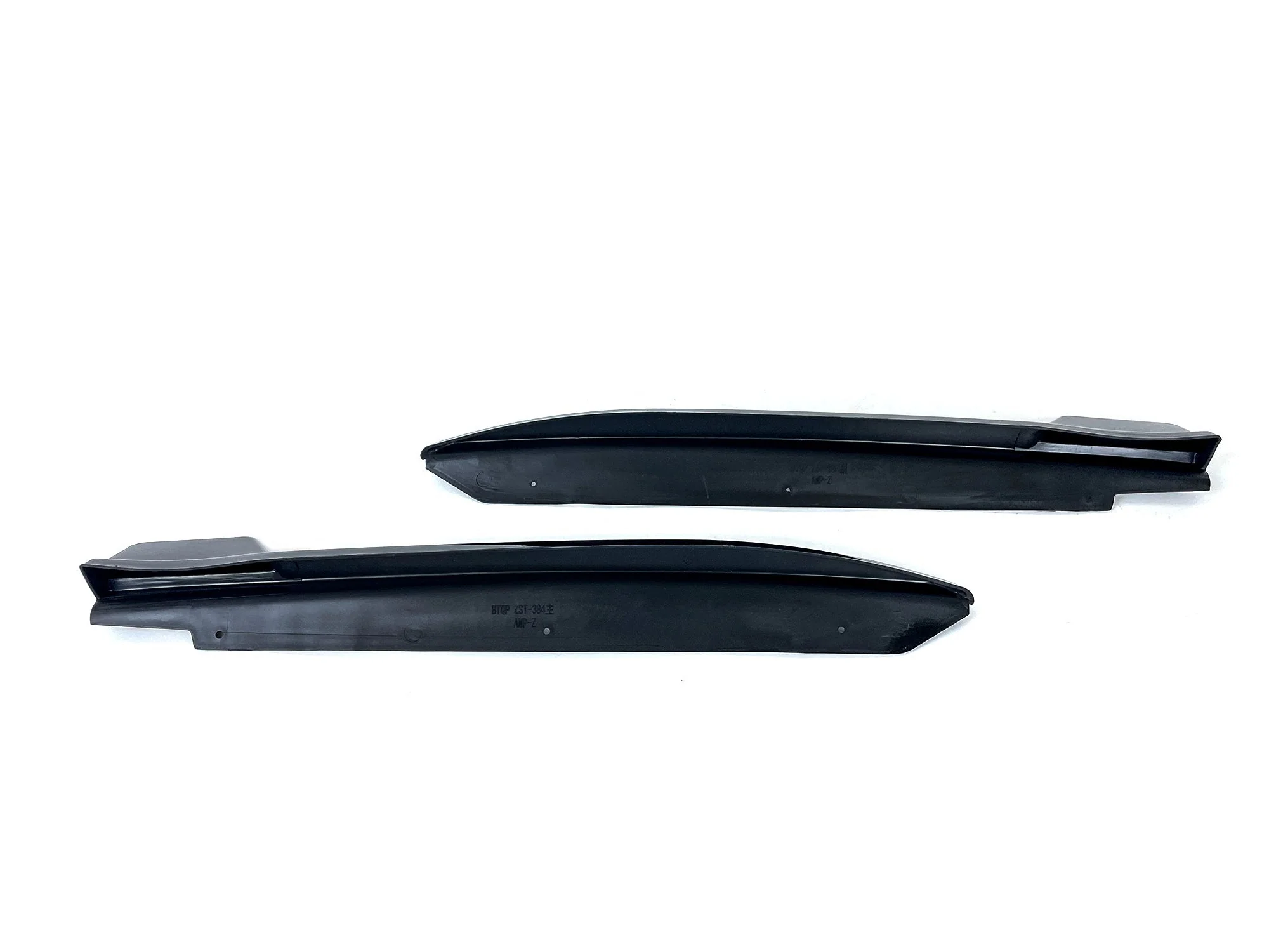 Gloss Black Rear Bumper Side Splitters Canard for BMW 5-Series G30 M-Sport 2017-2020 - Image 13