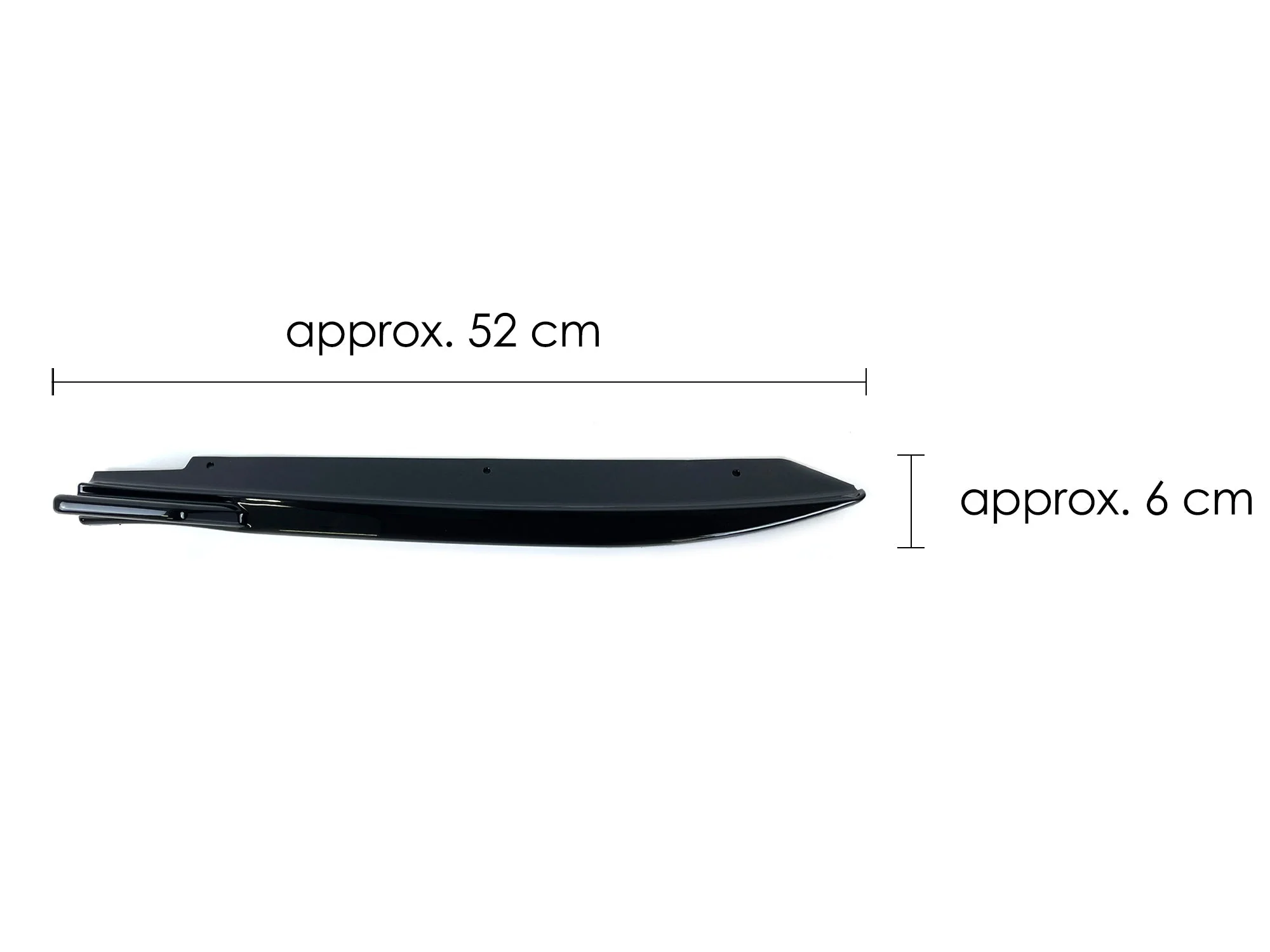 Gloss Black Rear Bumper Side Splitters Canard for BMW 5-Series G30 M-Sport 2017-2020 - Image 16