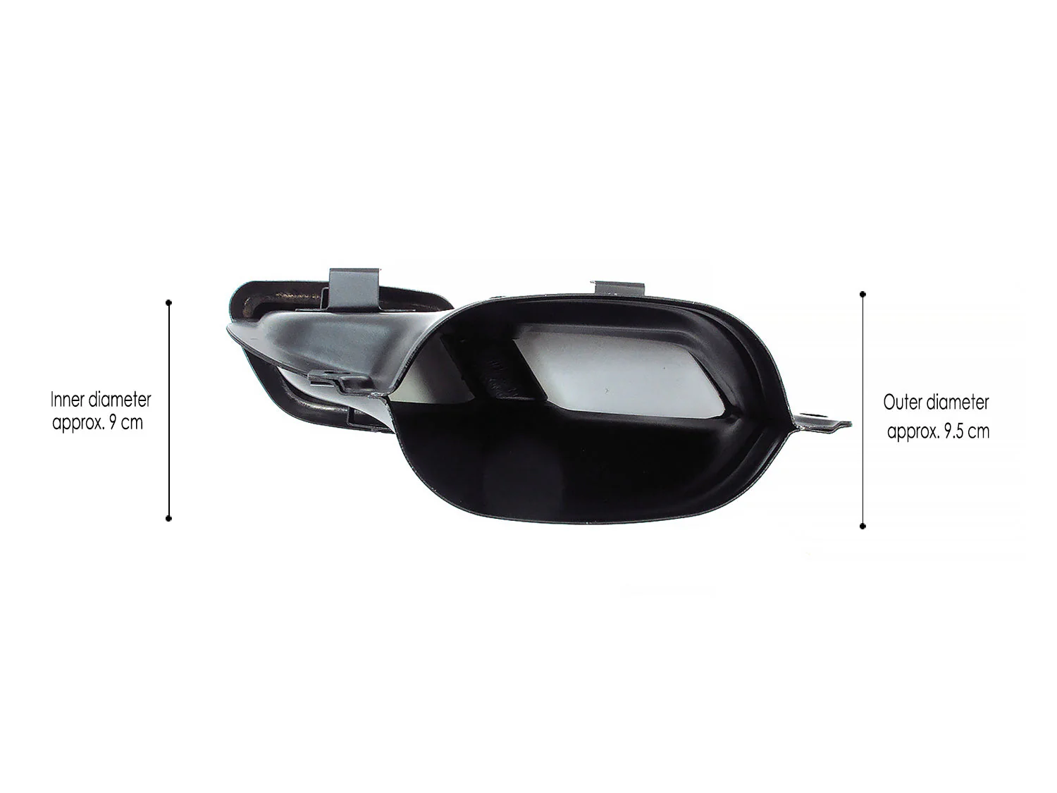 Rear Diffuser + Chrome Exhaust Tips For Mercedes W205 C300 C250 Sedan Non-AMG 2015-2021 - Image 14