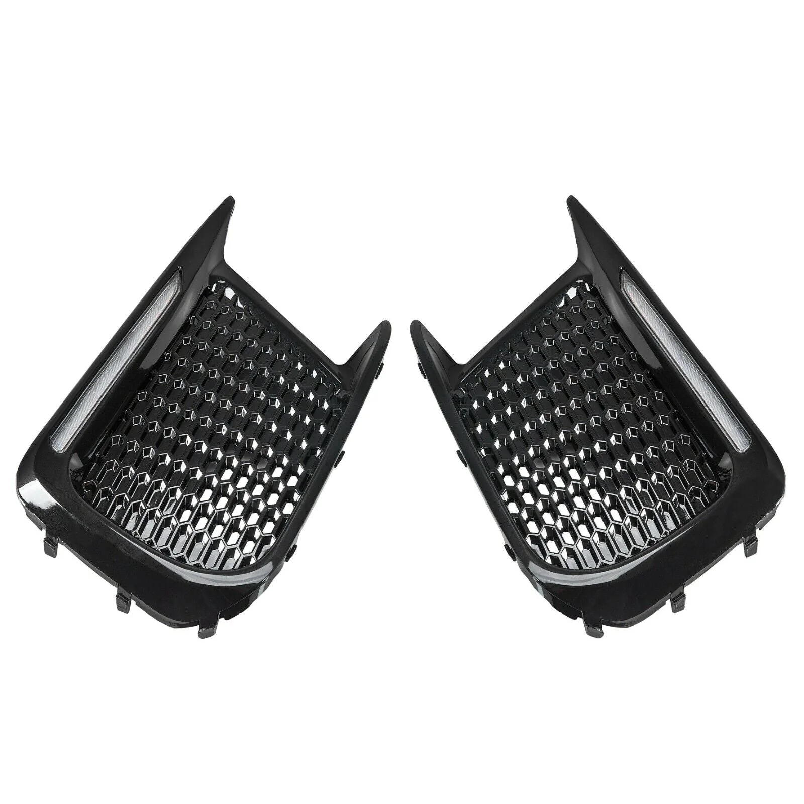 For 2018-2021 Subaru WRX STI Sequential LED DRL Dayting Running Lights Kits Fog Light Bezels - Image 12