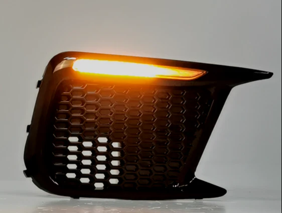 For 2018-2021 Subaru WRX STI Sequential LED DRL Dayting Running Lights Kits Fog Light Bezels - Image 7