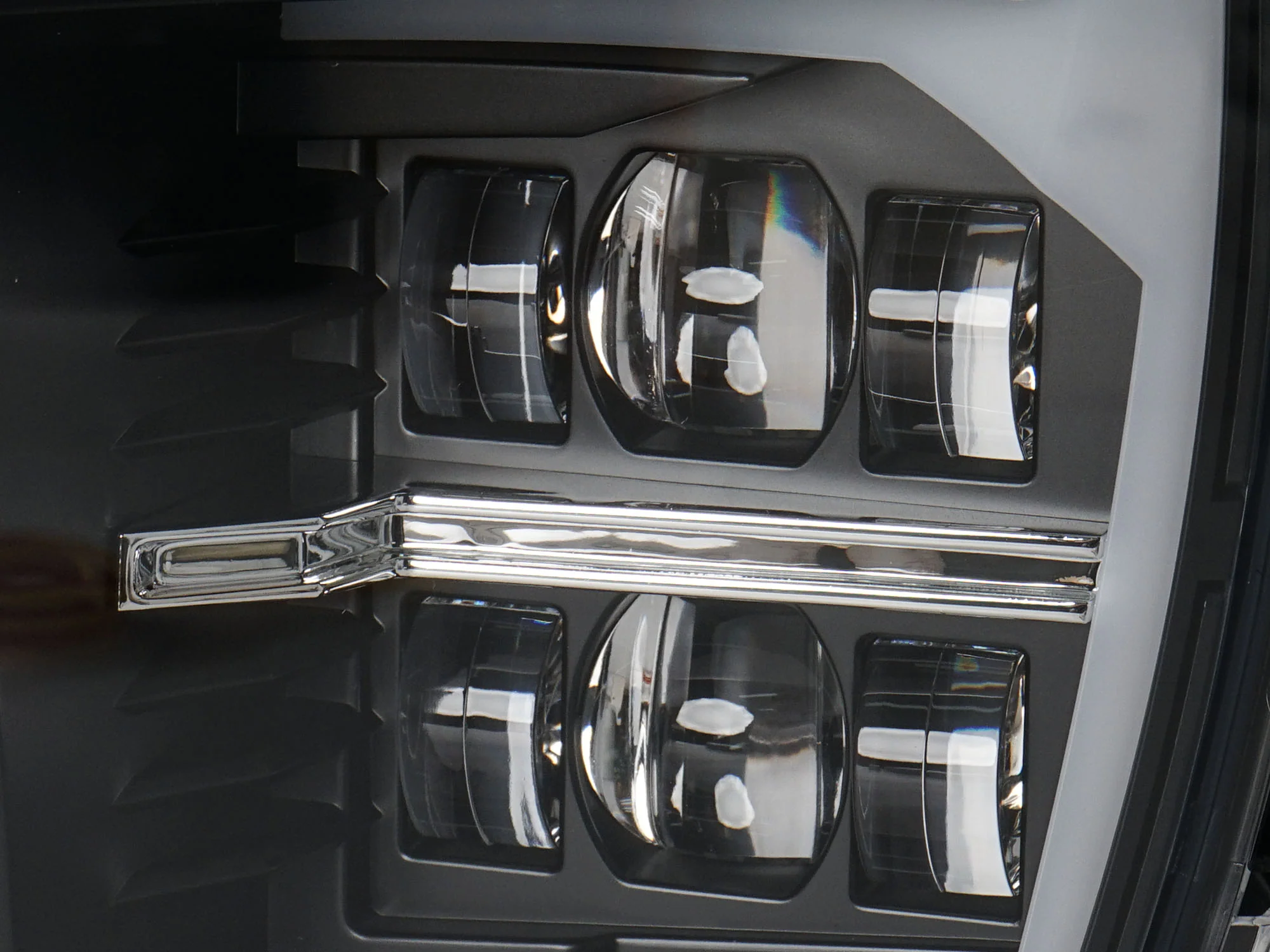 Black Front Bumper DRL LED Fog Lights for Dodge Ram 1500 2013-2017 - Image 8