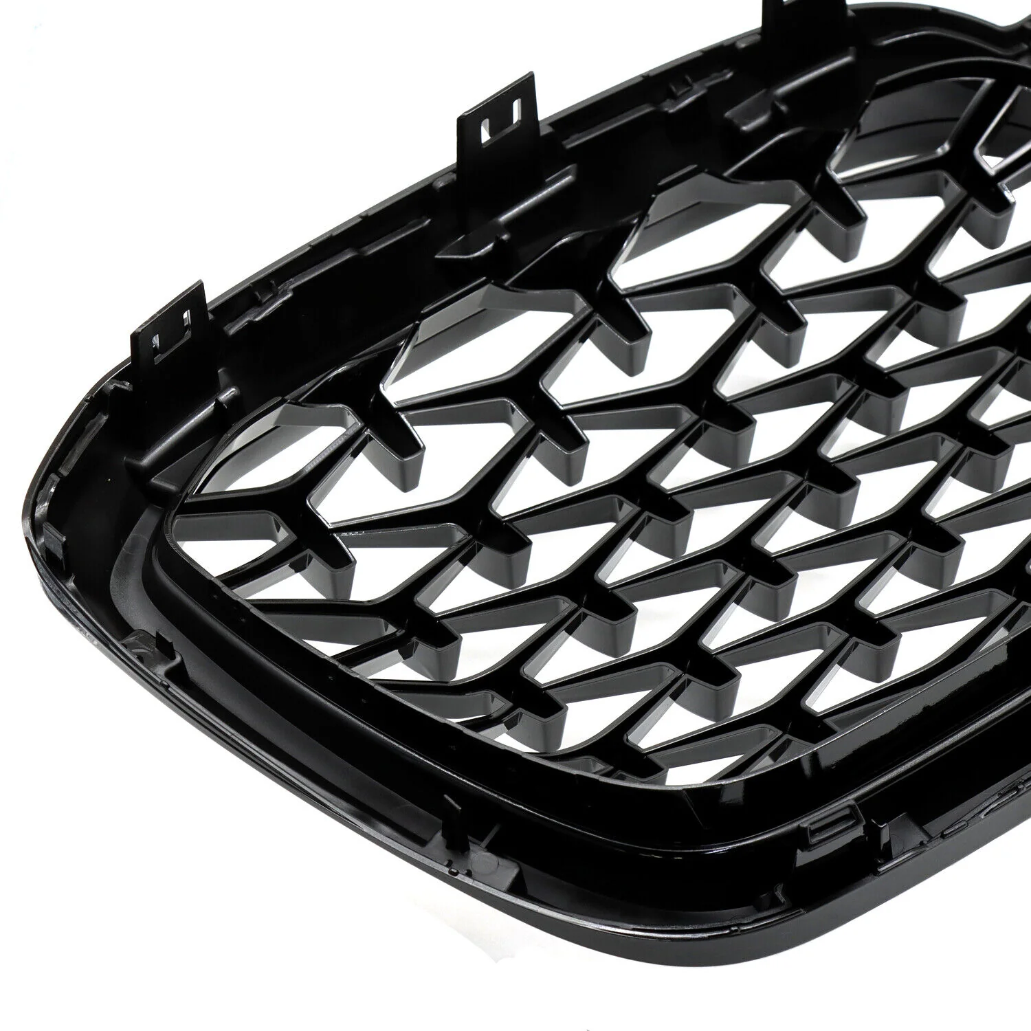 Black Diamond Front Bumper Grill for BMW X3 G01 X4 G02 2022-2024 - Image 8