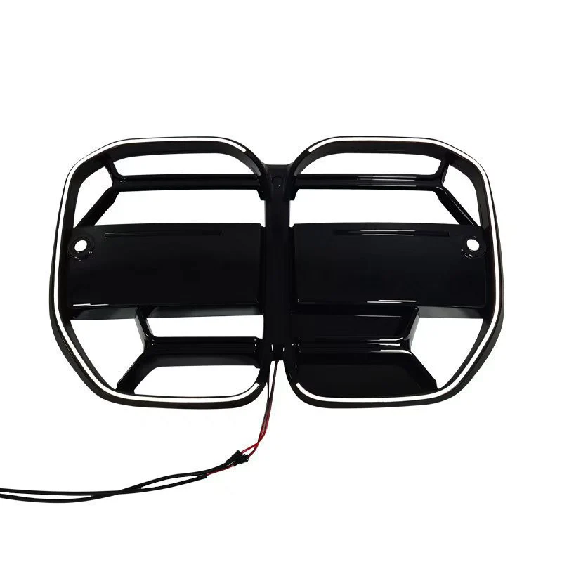 Gloss Black Front Bumper Grille w/ LED Light for BMW 4 Series G22 G23 430i M440i 2021-2026 - Image 2