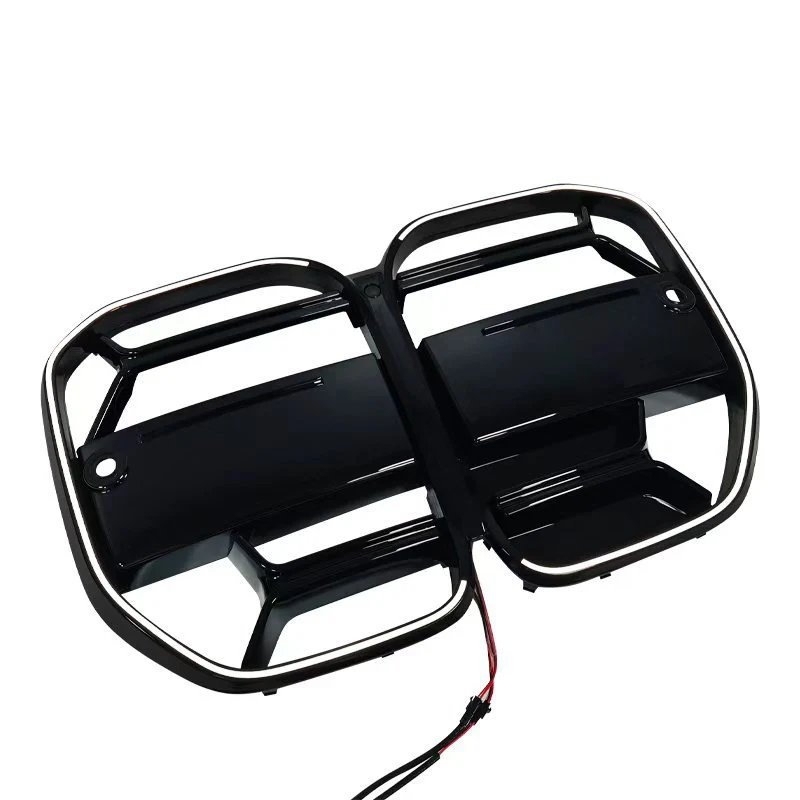 Gloss Black Front Bumper Grille w/ LED Light for BMW 4 Series G22 G23 430i M440i 2021-2026 - Image 4