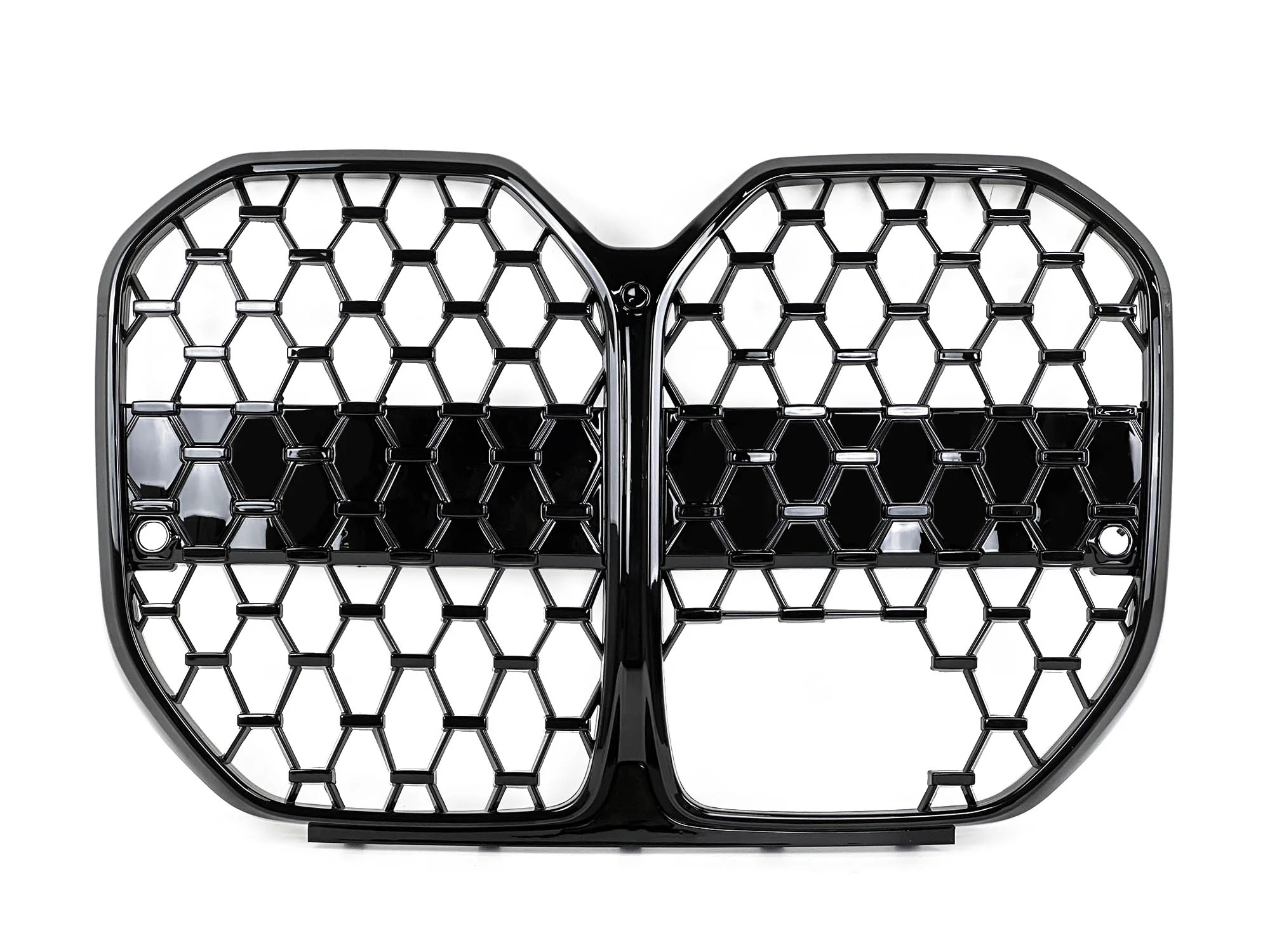 Black Diamond Front Grill Honeycomb fit for BMW G26 4 Series w/ ACC 2022-2024 - Image 2
