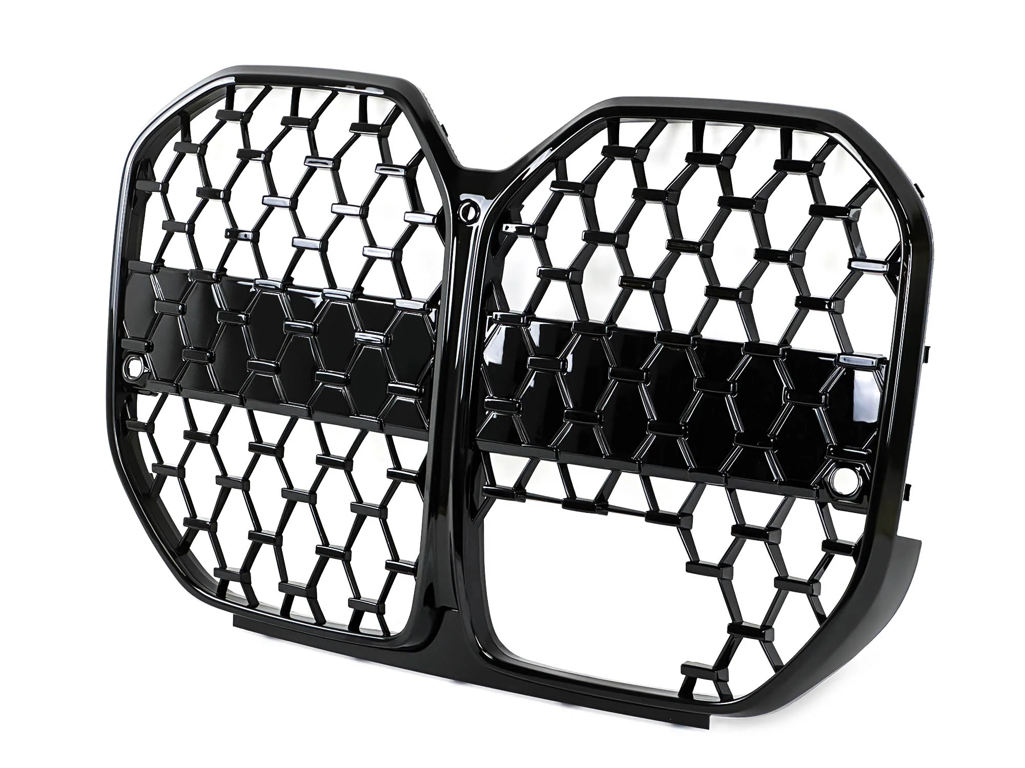 Black Diamond Front Grill Honeycomb fit for BMW G26 4 Series w/ ACC 2022-2024 - Image 4