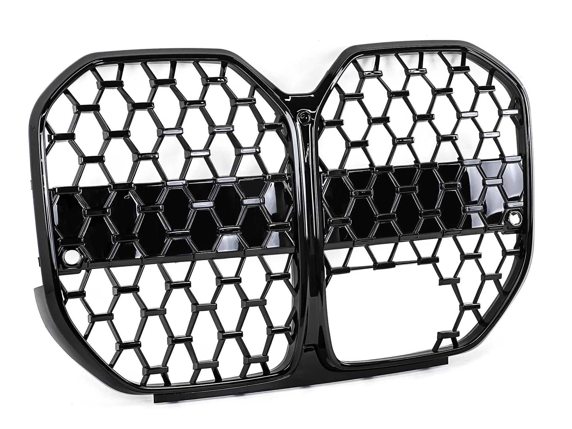 Black Diamond Front Grill Honeycomb fit for BMW G26 4 Series w/ ACC 2022-2024 - Image 5