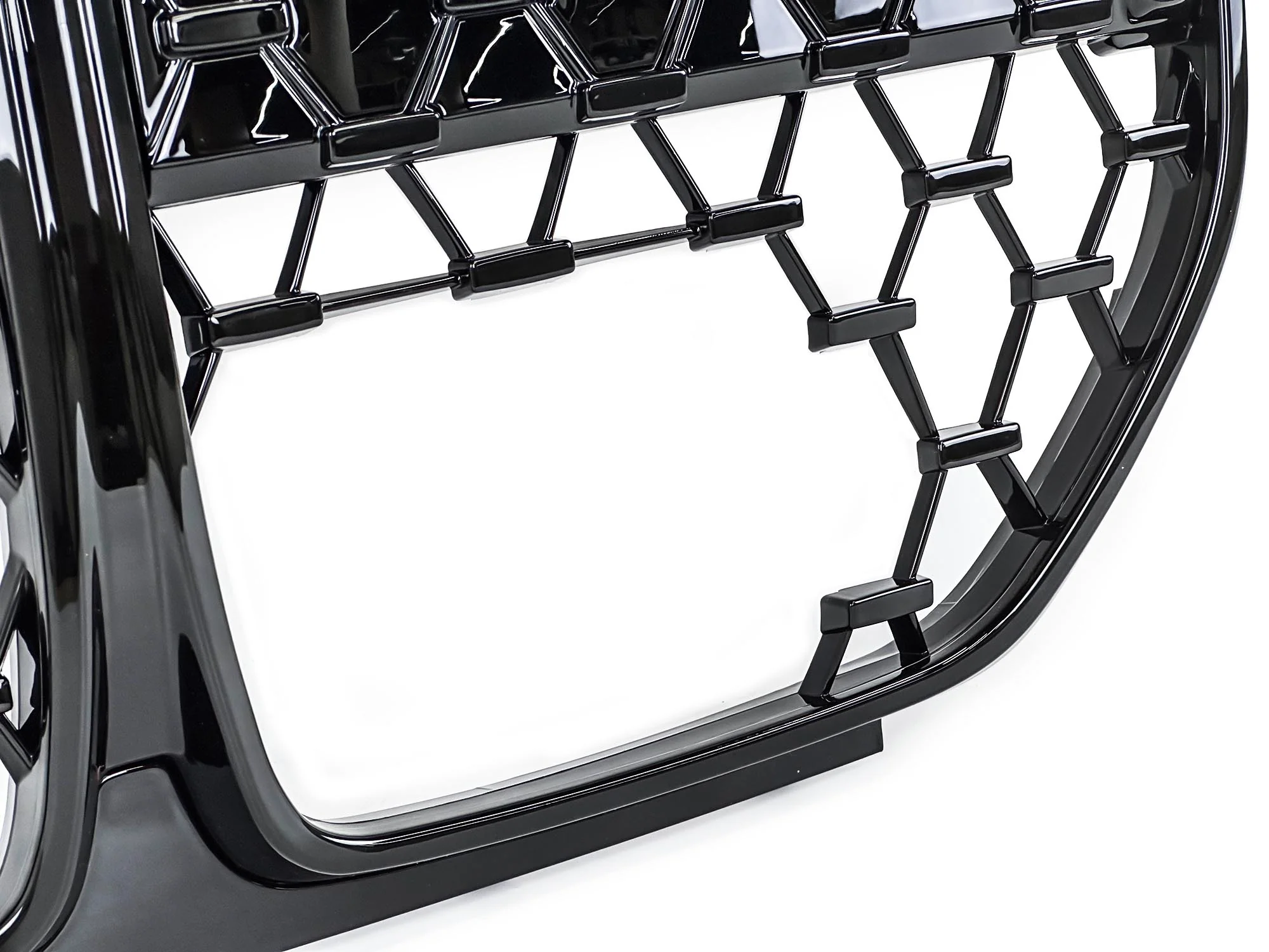 Black Diamond Front Grill Honeycomb fit for BMW G26 4 Series w/ ACC 2022-2024 - Image 7