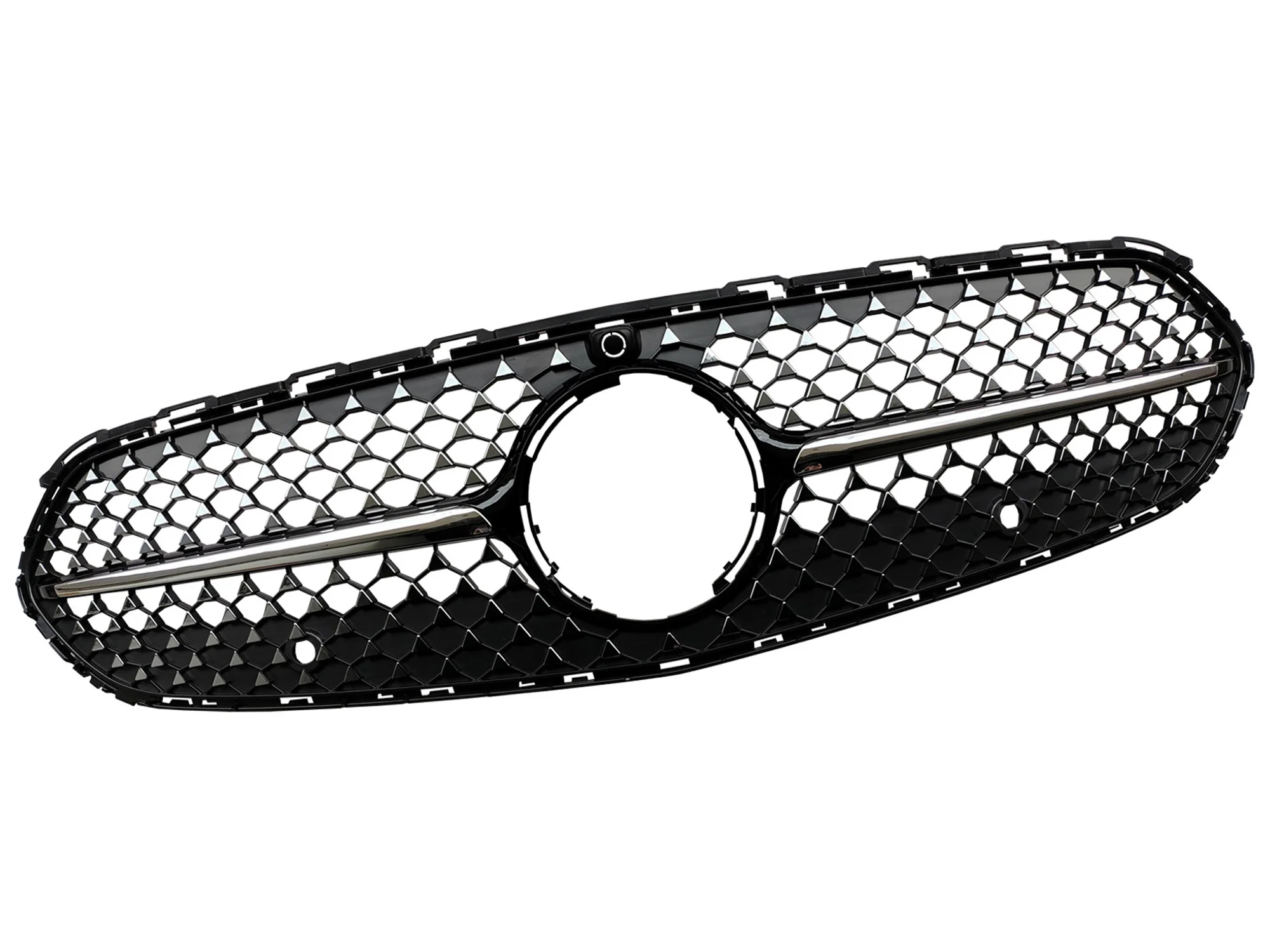 Black Diamond Front Grille for Mercedes W206 Non-AMG 2022-2024 - Image 4