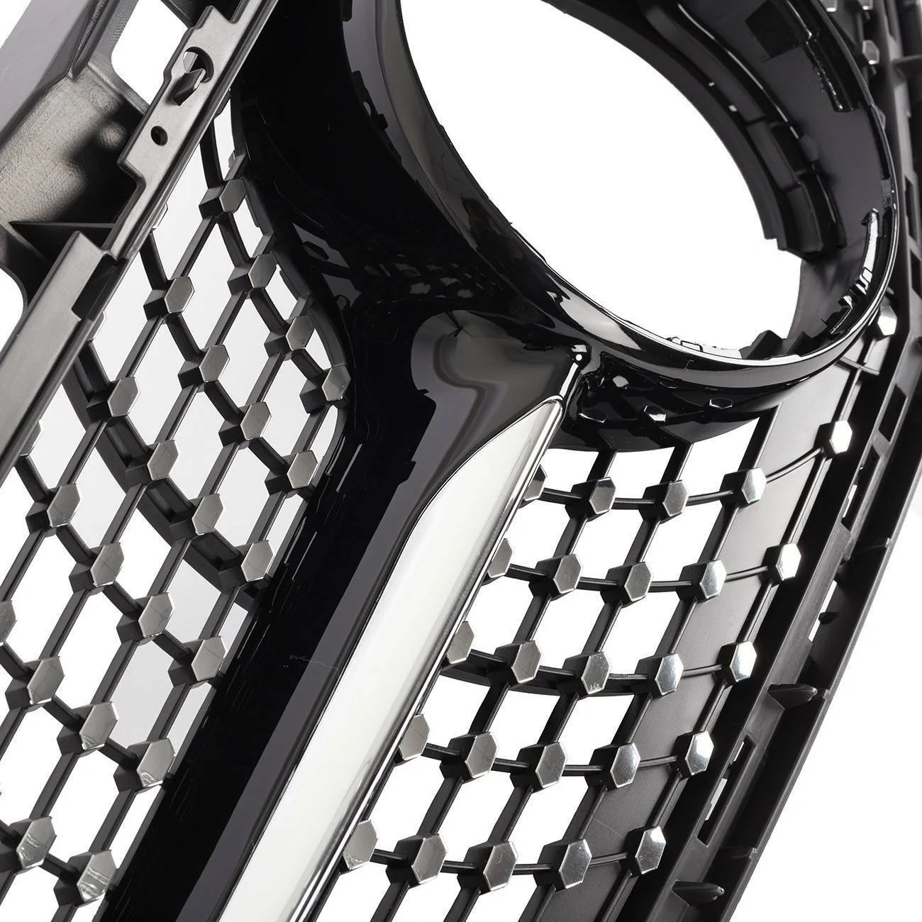 Diamond Style Front Bumper Grille for 2014-2016 Mercedes-Benz E-Class W212 E350 E400 E550 Sedan - Image 8