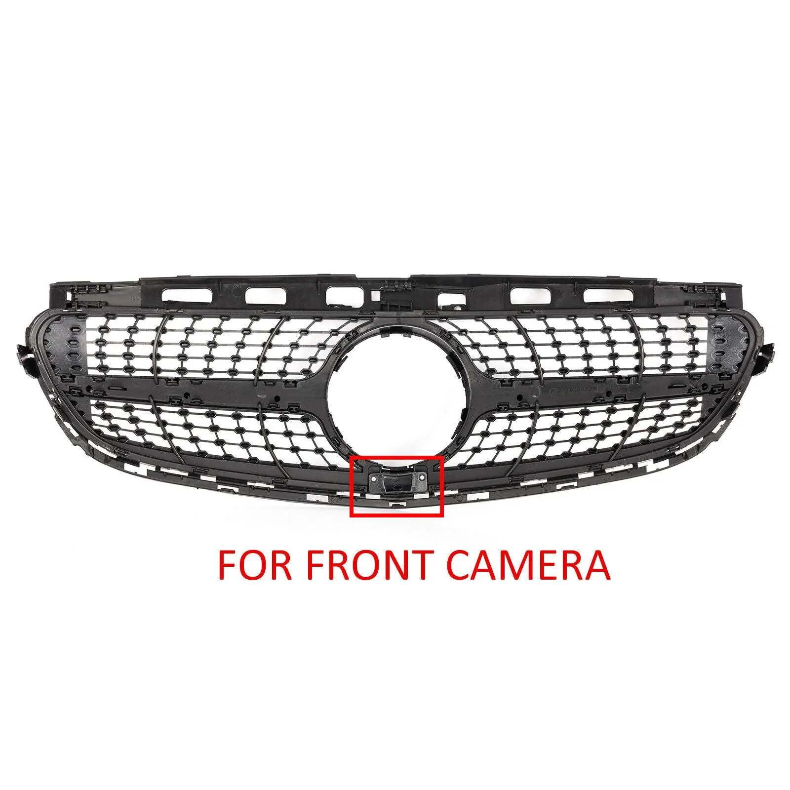 Diamond Style Front Bumper Grille for 2014-2016 Mercedes-Benz E-Class W212 E350 E400 E550 Sedan - Image 9