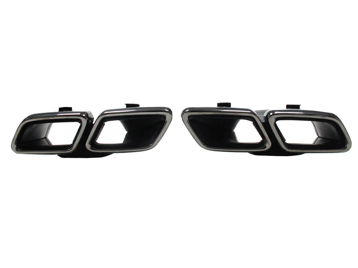 Exhaust Tips Muffler Pipe Tailpipe For Mercedes W205 C63 2015-2018 - Image 8