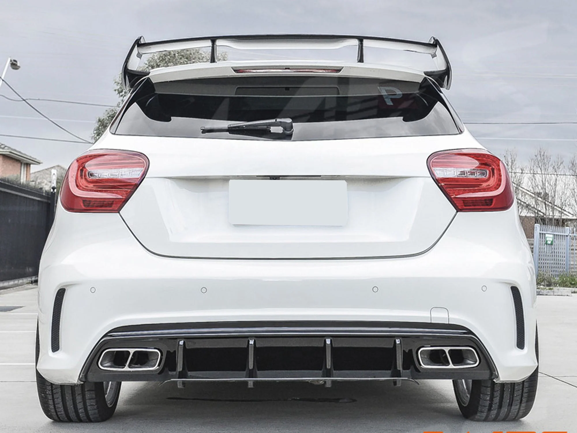 Quad Exhaust Tips Replace for Mercedes W176 C117 AMG A45 CLA45 GLA X156 - Image 15