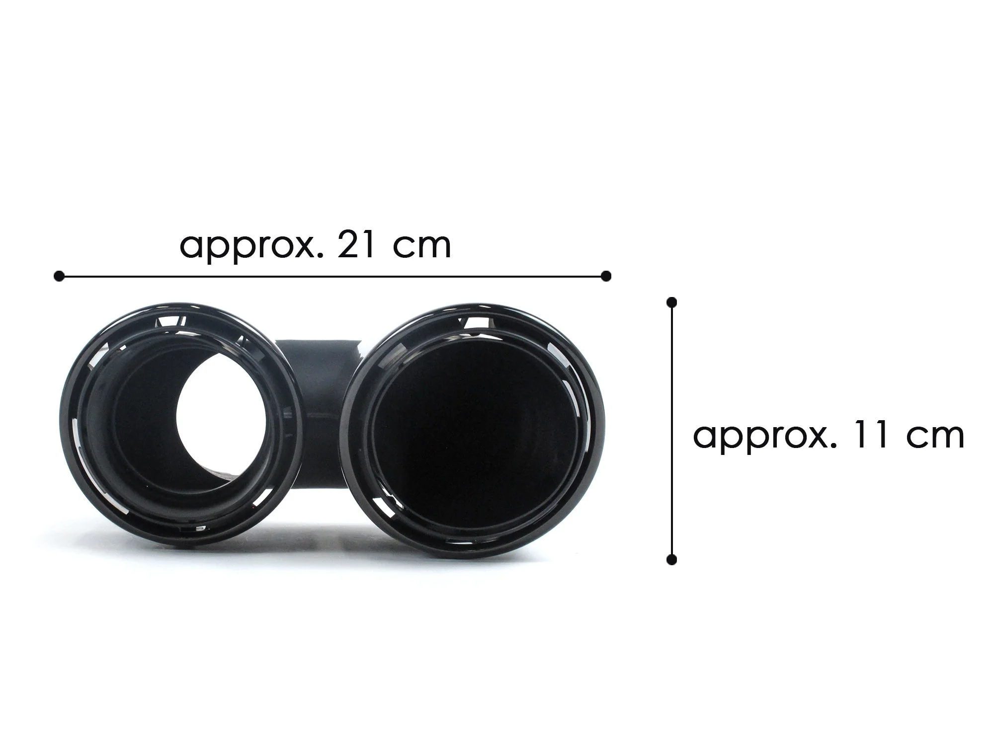 3-Layer Black Exhaust Tips for 2019-2026 Porsche Macan 2.0L Base - Image 14