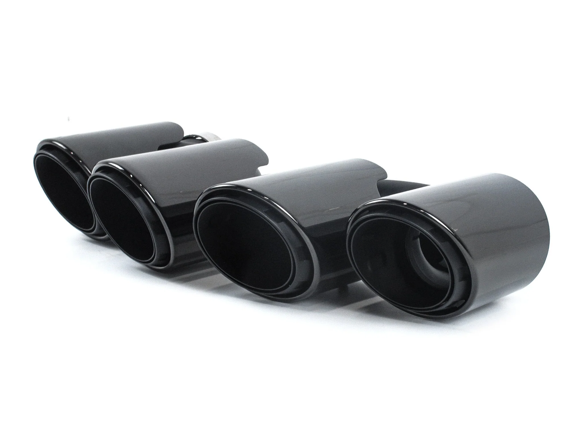 3-Layer Black Exhaust Tips for 2019-2026 Porsche Macan 2.0L Base - Image 6