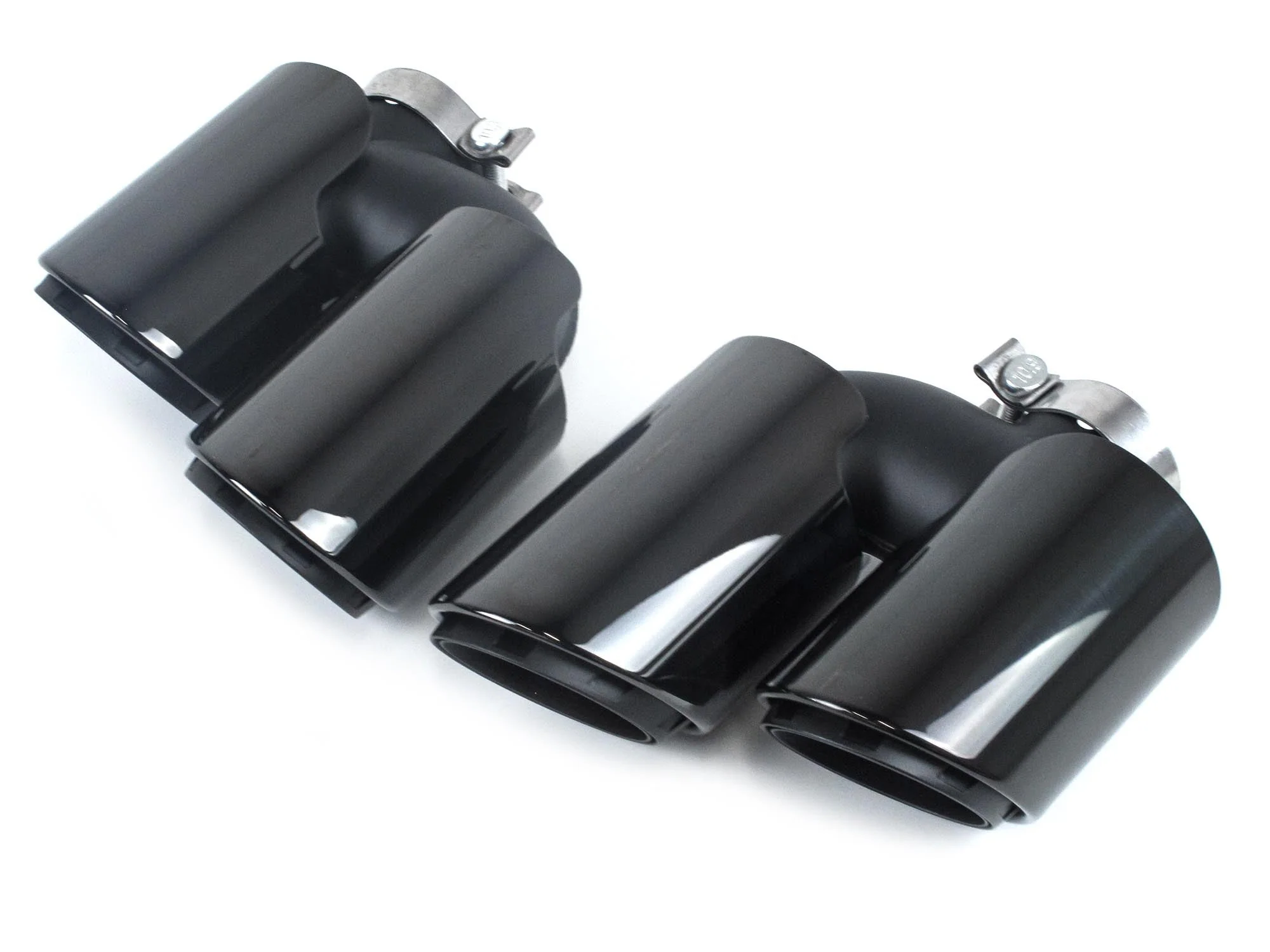 3-Layer Black Exhaust Tips for 2019-2026 Porsche Macan 2.0L Base - Image 7