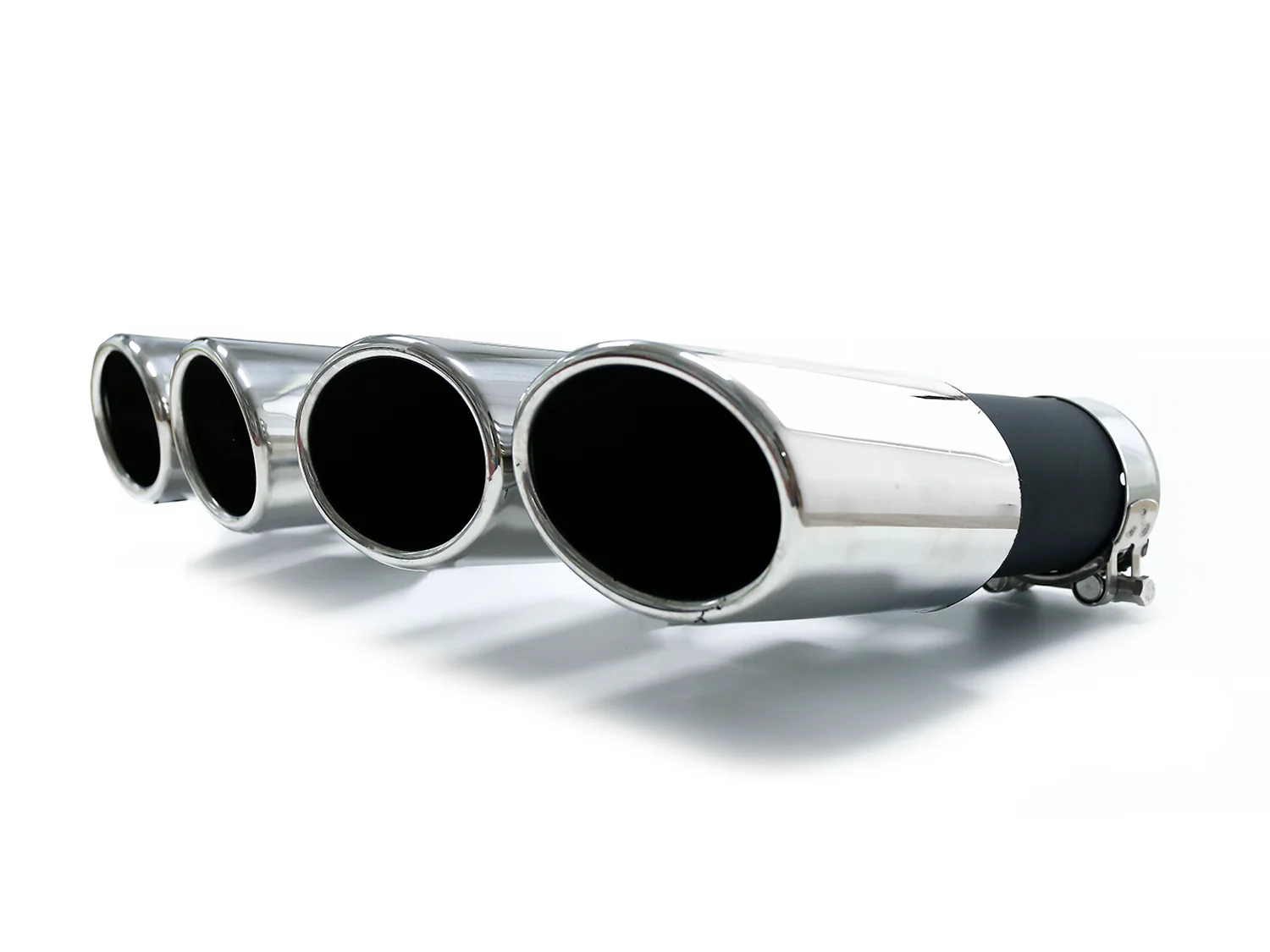 Silver Dual Exhaust Tips Tail Pipes For Audi A3 8P 8V A4 B8 B9 A5 A6 Q5 TT 2.0T - Image 8