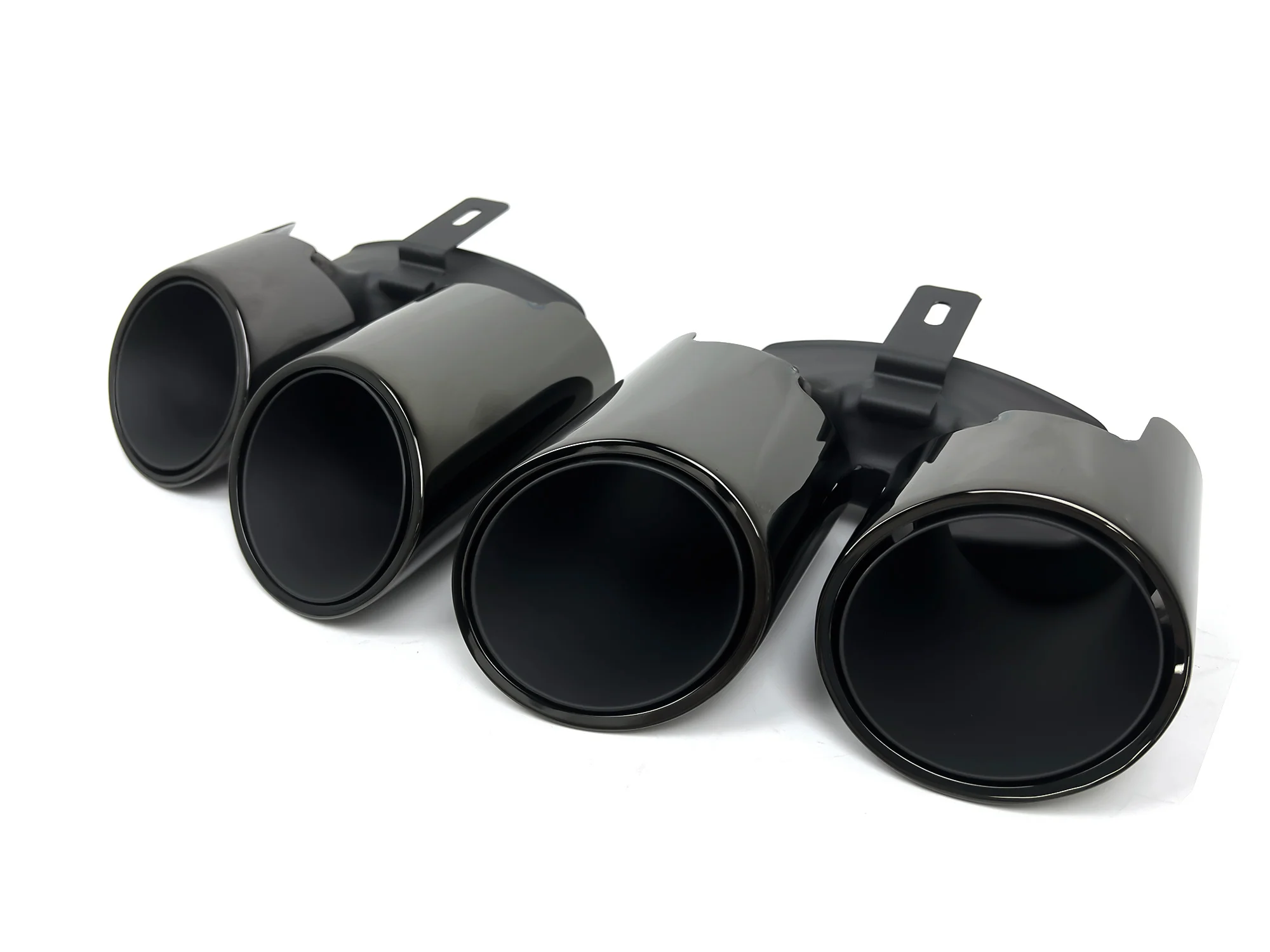 Premium Stainless Steel Silver Exhaust Tips for Porsche Panamera 976 2024 2025+ - Image 5
