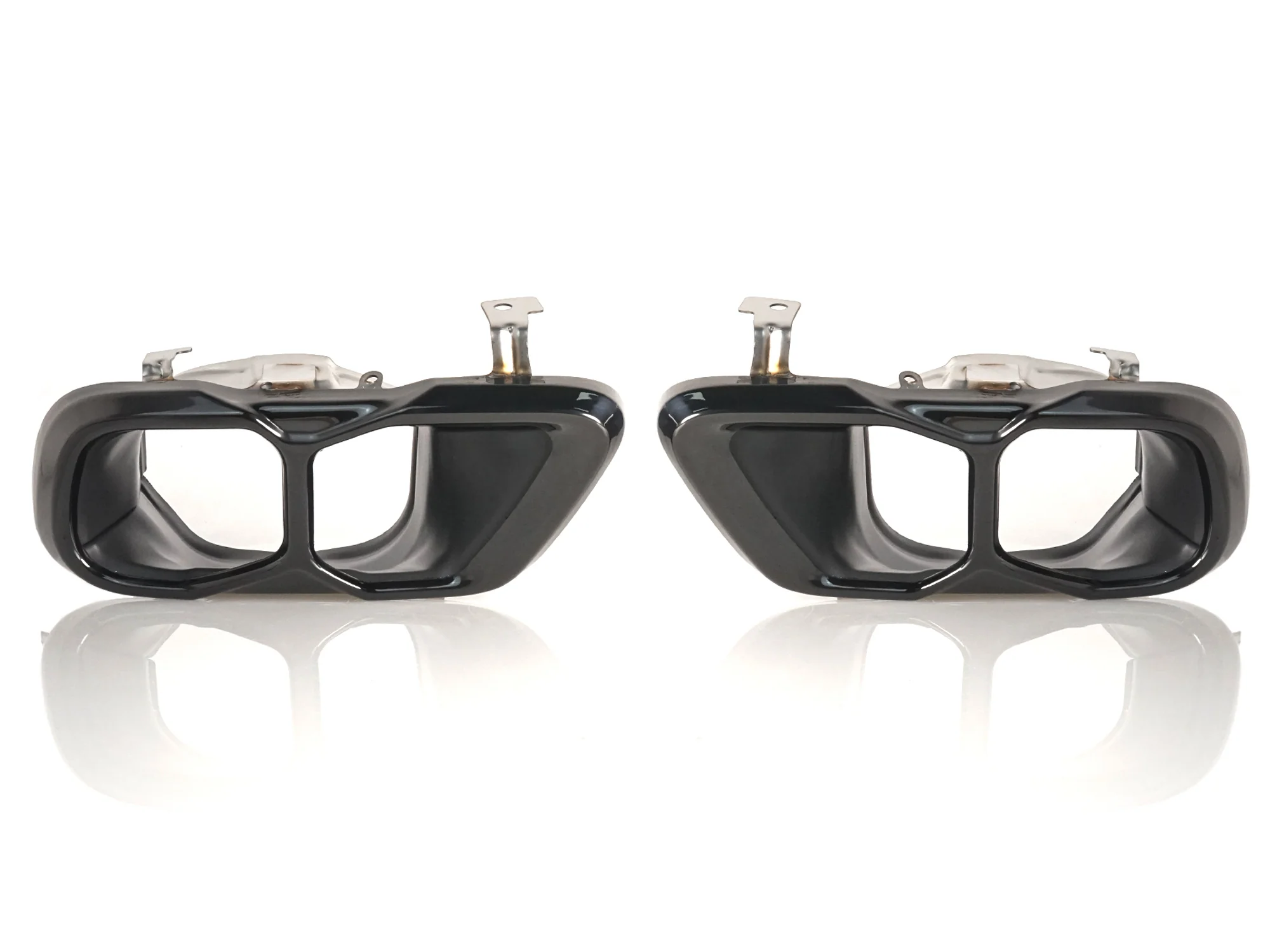 Pair Exhaust Tips Gloss Black for BMW X5 G05 X6 G06 X7 G07 M Sport 2019-2026 - Image 4