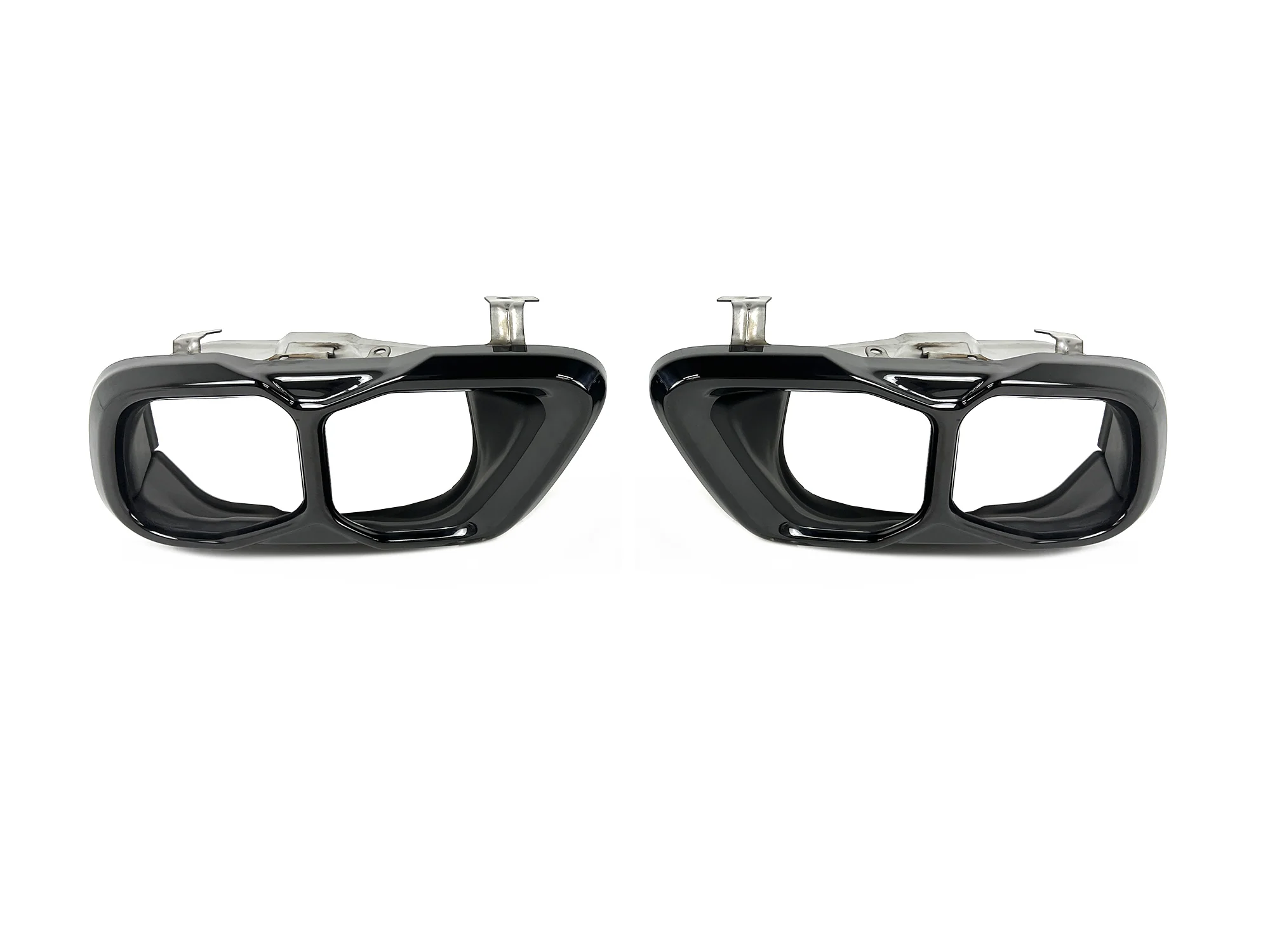 Pair Exhaust Tips Gloss Black for BMW X5 G05 X6 G06 X7 G07 M Sport 2019-2026 - Image 4