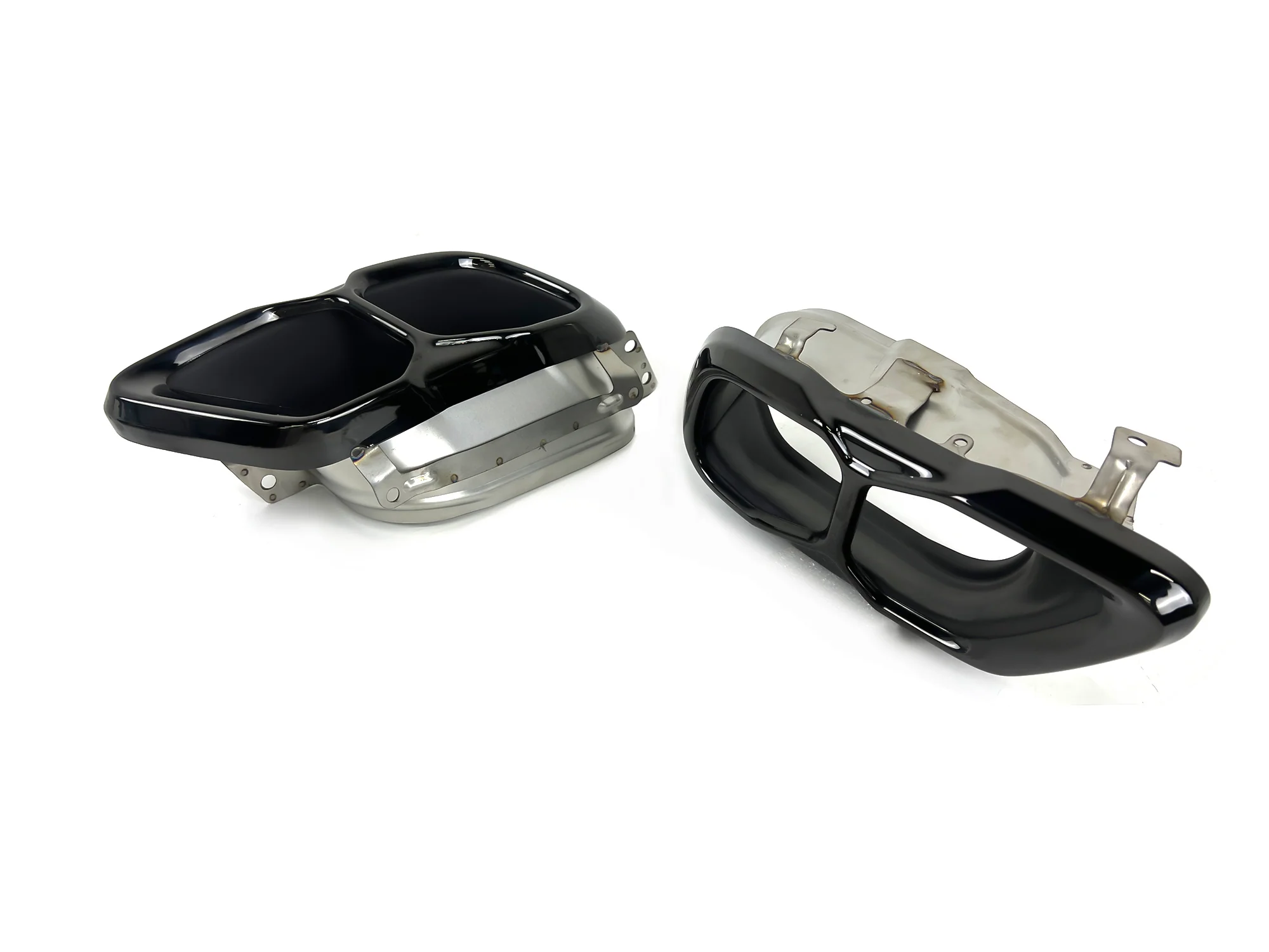 Pair Exhaust Tips Gloss Black for BMW X5 G05 X6 G06 X7 G07 M Sport 2019-2026 - Image 7