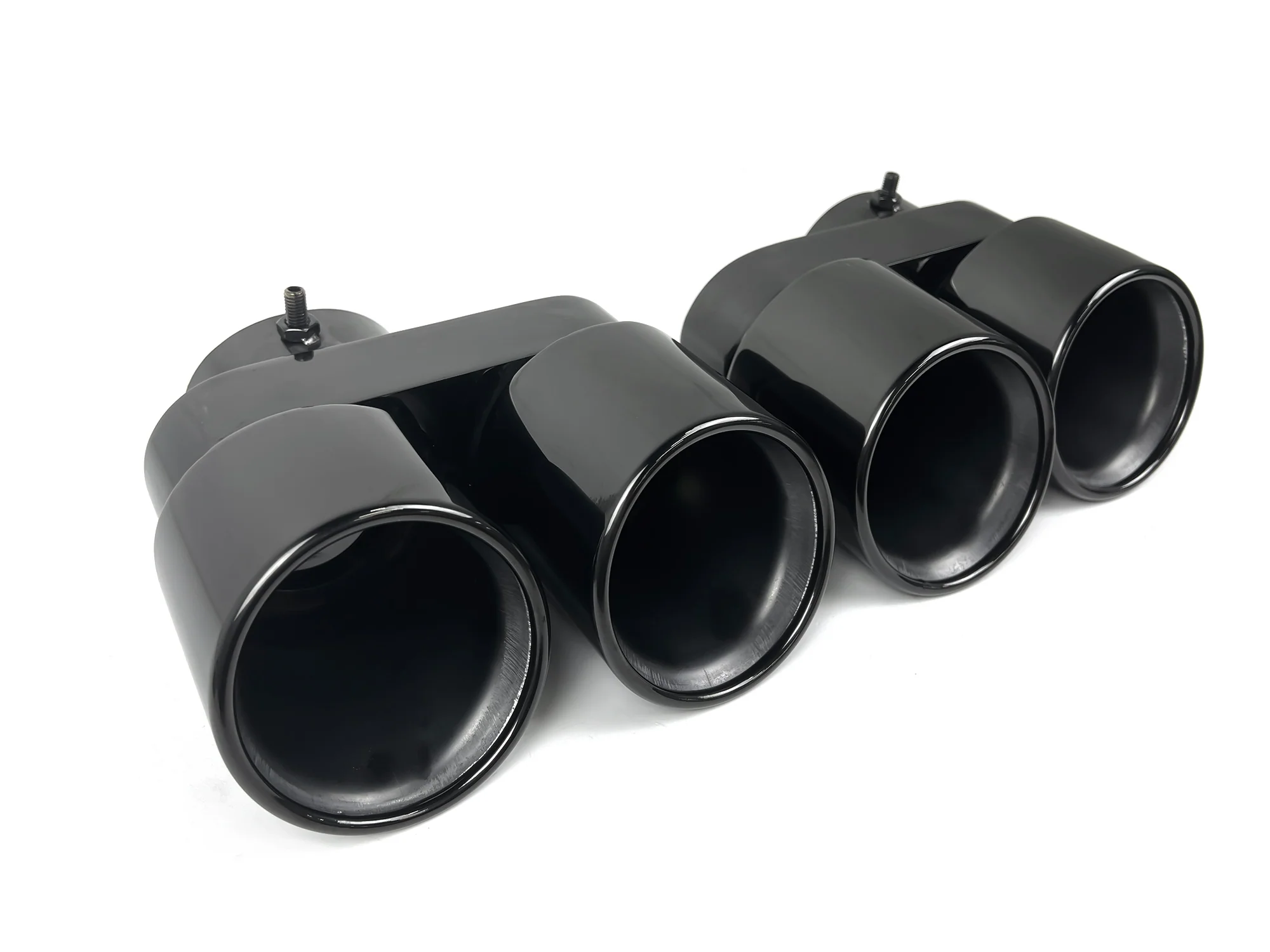 Black Exhaust Tips Tailpipe for BMW X5 G05 X6 G06 X7 G07 40i 2019-2026 - Image 10