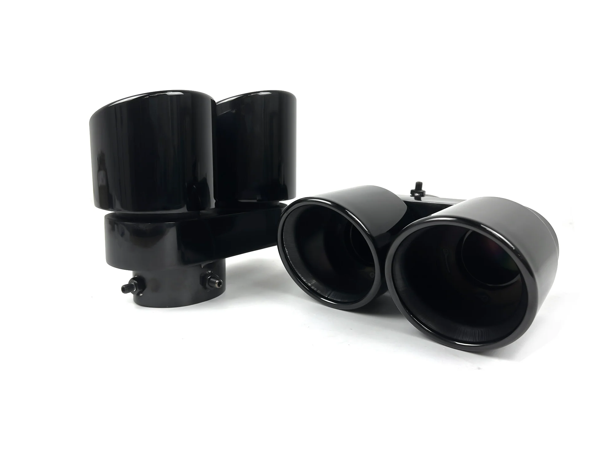 Black Exhaust Tips Tailpipe for BMW X5 G05 X6 G06 X7 G07 40i 2019-2026 - Image 14