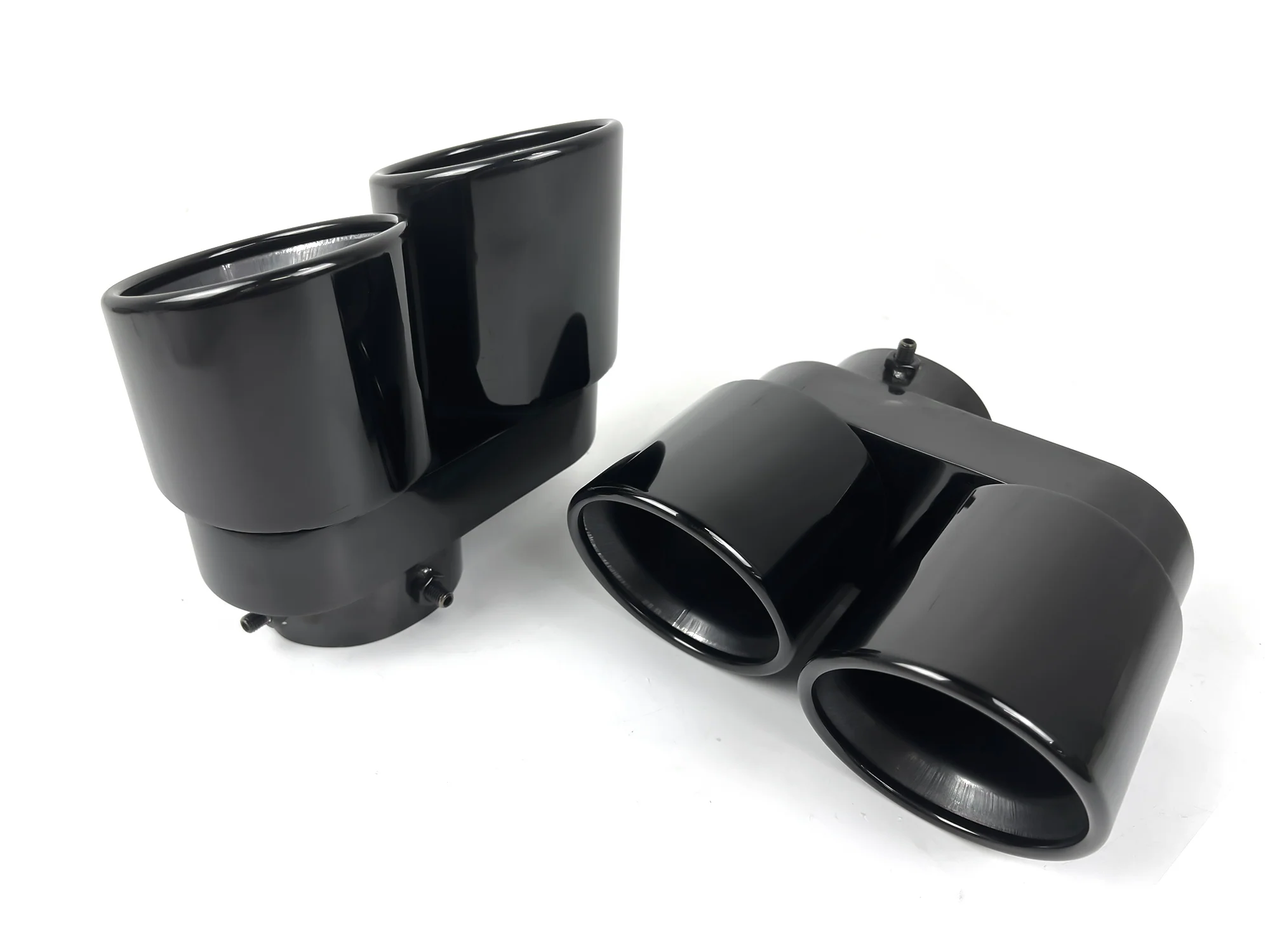 Black Exhaust Tips Tailpipe for BMW X5 G05 X6 G06 X7 G07 40i 2019-2026 - Image 5