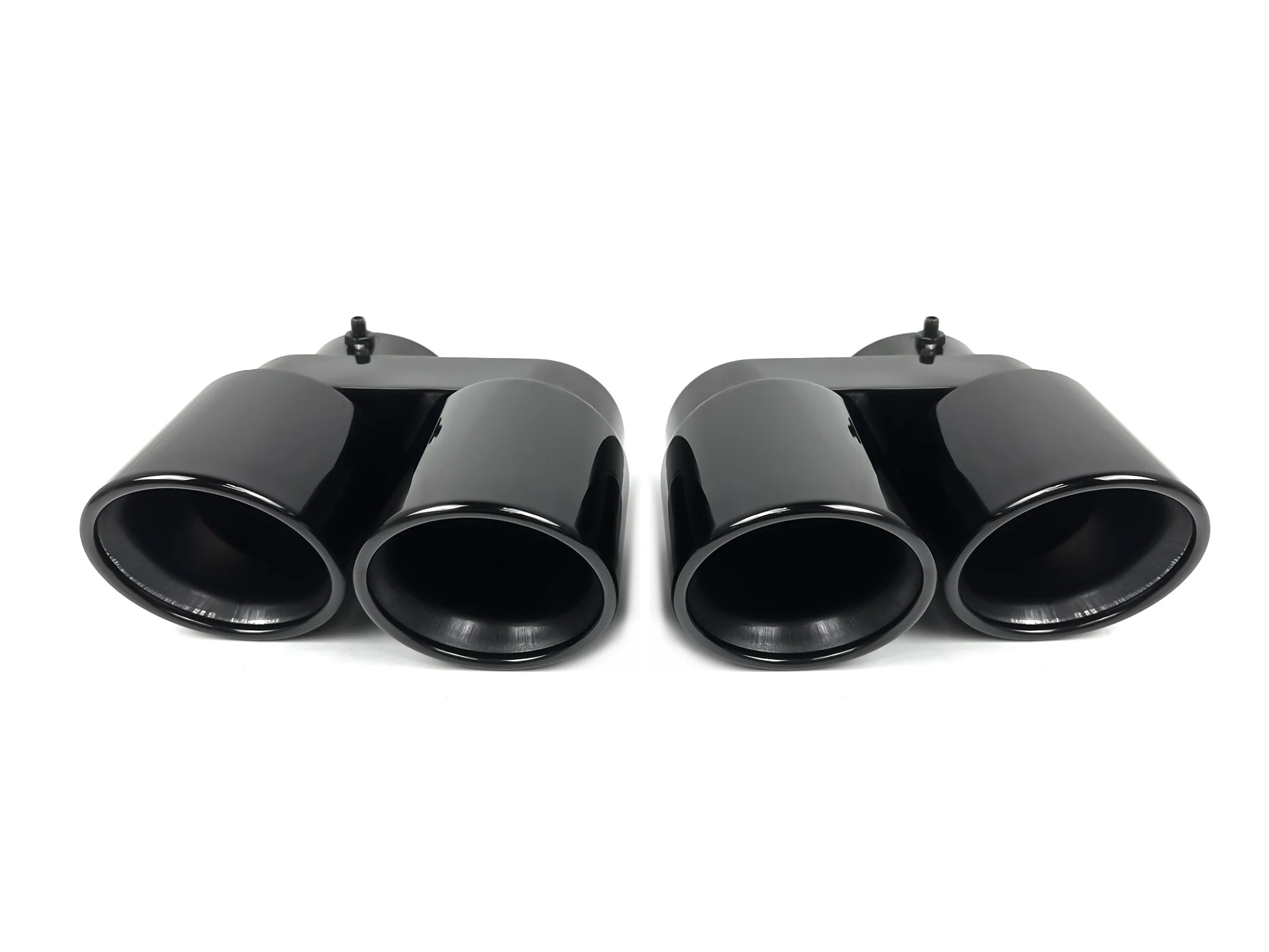 Black Exhaust Tips Tailpipe for BMW X5 G05 X6 G06 X7 G07 40i 2019-2026 - Image 6