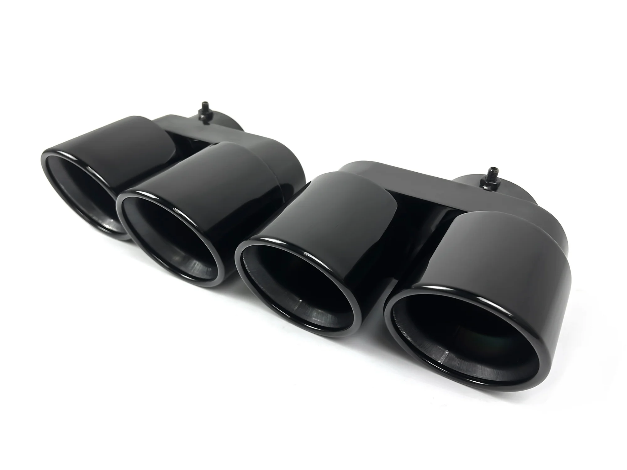 Black Exhaust Tips Tailpipe for BMW X5 G05 X6 G06 X7 G07 40i 2019-2026 - Image 7