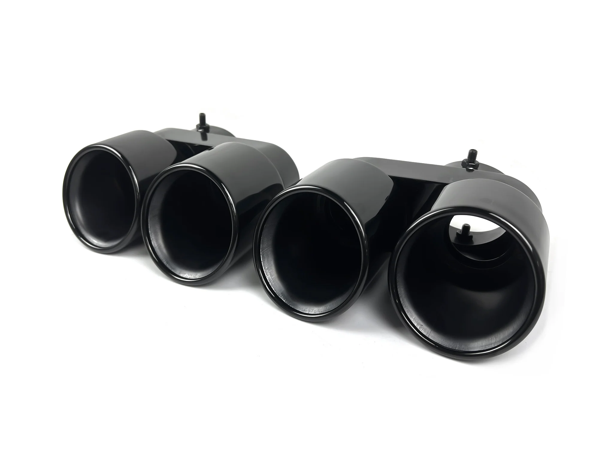 Black Exhaust Tips Tailpipe for BMW X5 G05 X6 G06 X7 G07 40i 2019-2026 - Image 9
