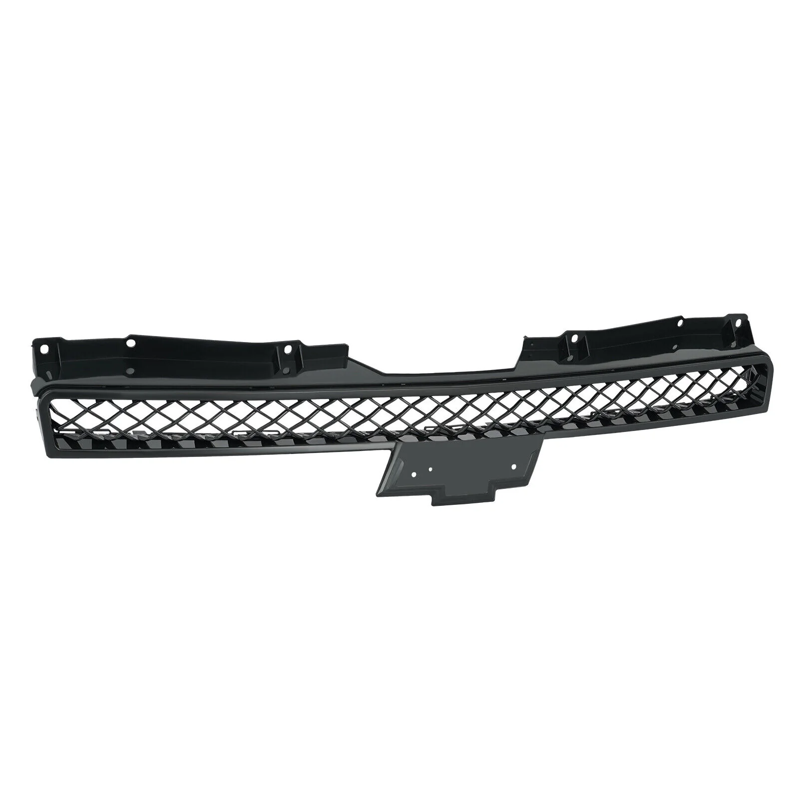 Black Front Bumper Lower & Upper Grille For 2007-2014 Tahoe/Suburban/Avalanche - Image 3
