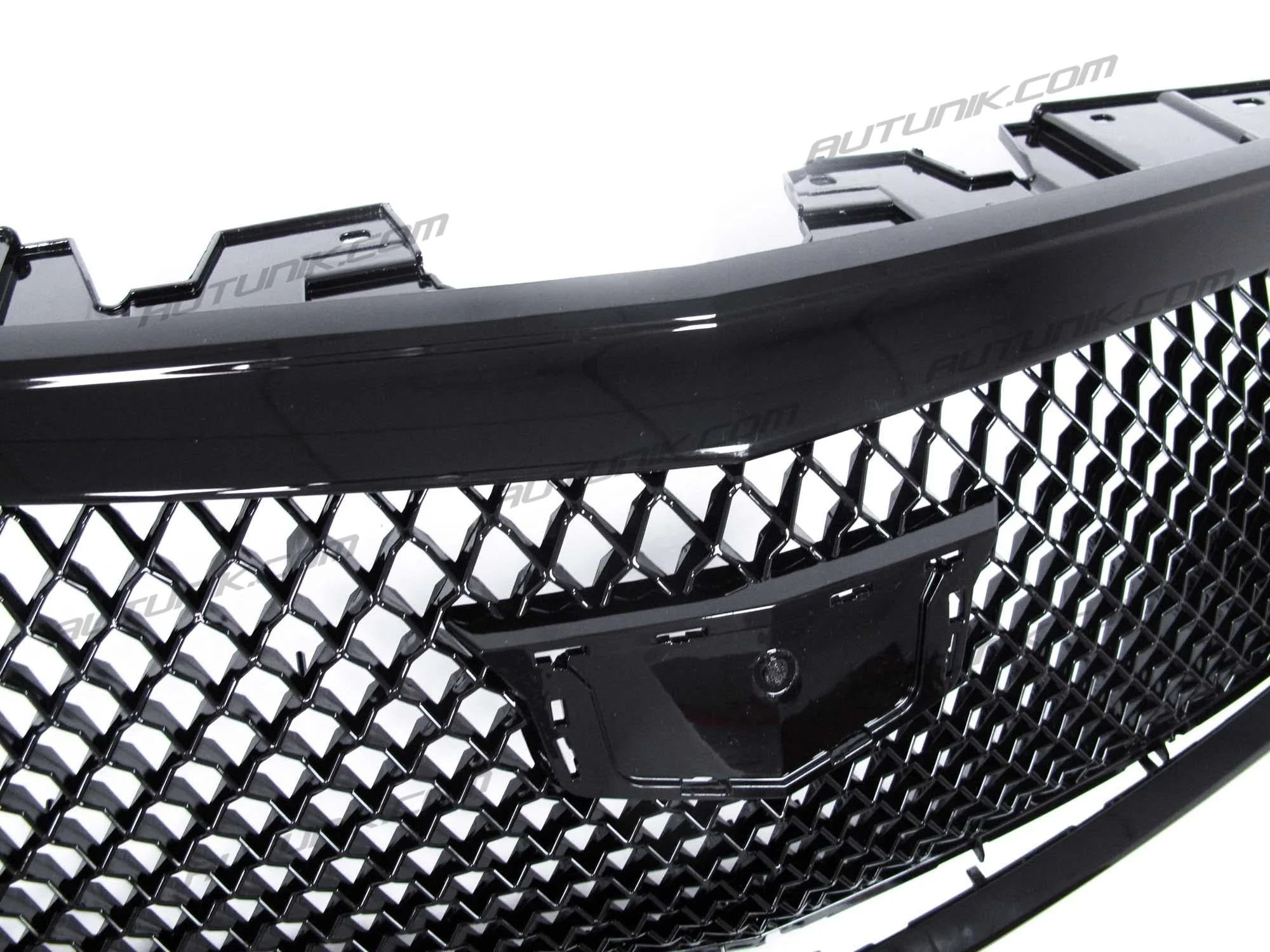 Black Front Upper Grille + Lower Grill w/ Frame for Cadillac XTS 2013-2017 fg150 - Image 11