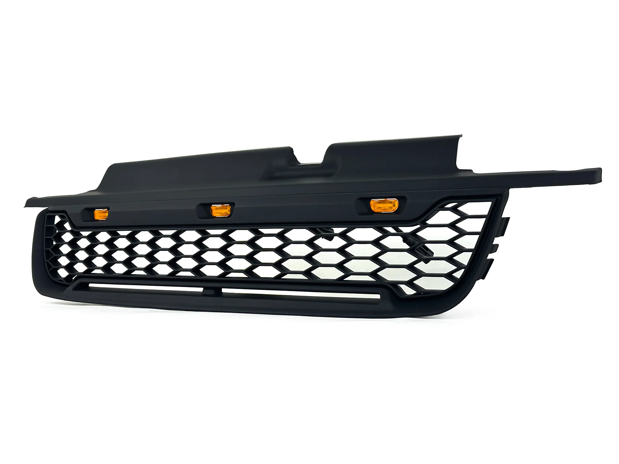 Black Front Bumper Upper Grille w/ LED Lights Fits For 2001-2004 Ford Escape / Kuga - Image 8