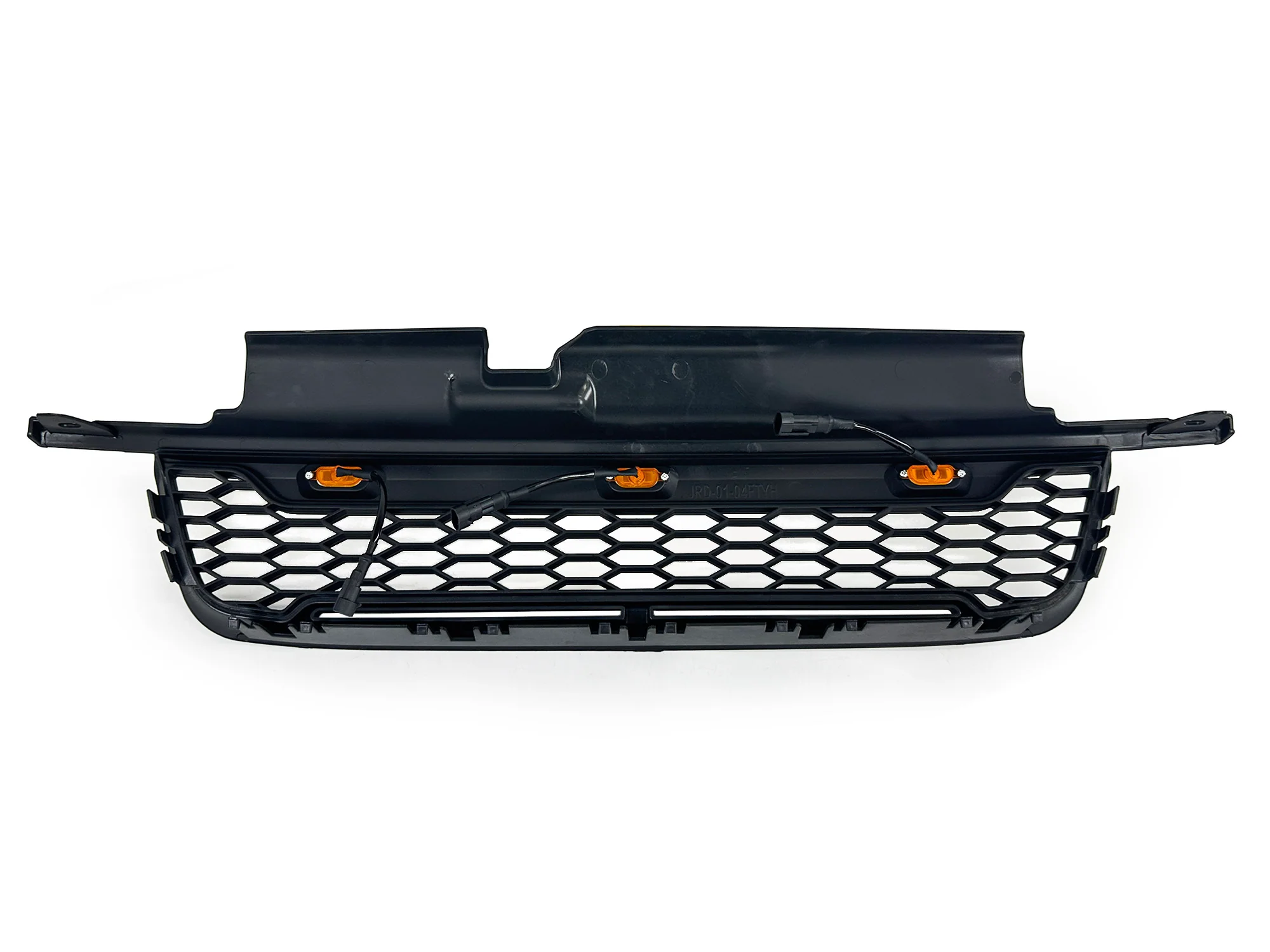 Black Front Bumper Upper Grille w/ LED Lights Fits For 2001-2004 Ford Escape / Kuga - Image 9