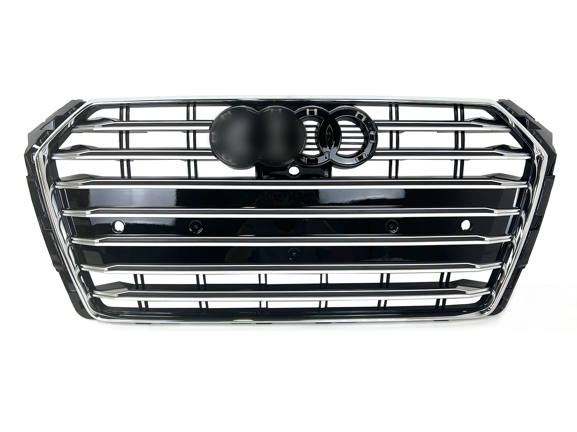 Chrome Front Bumper Grill for Audi A4 B9 S4 2017-2019 fg330 - Image 2