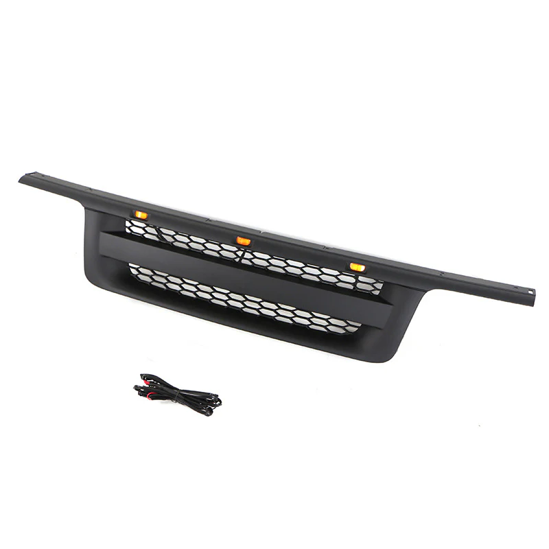 Black Front Grille Upper Grill With LED Light for Ford Ranger 1995-1997 - Image 2