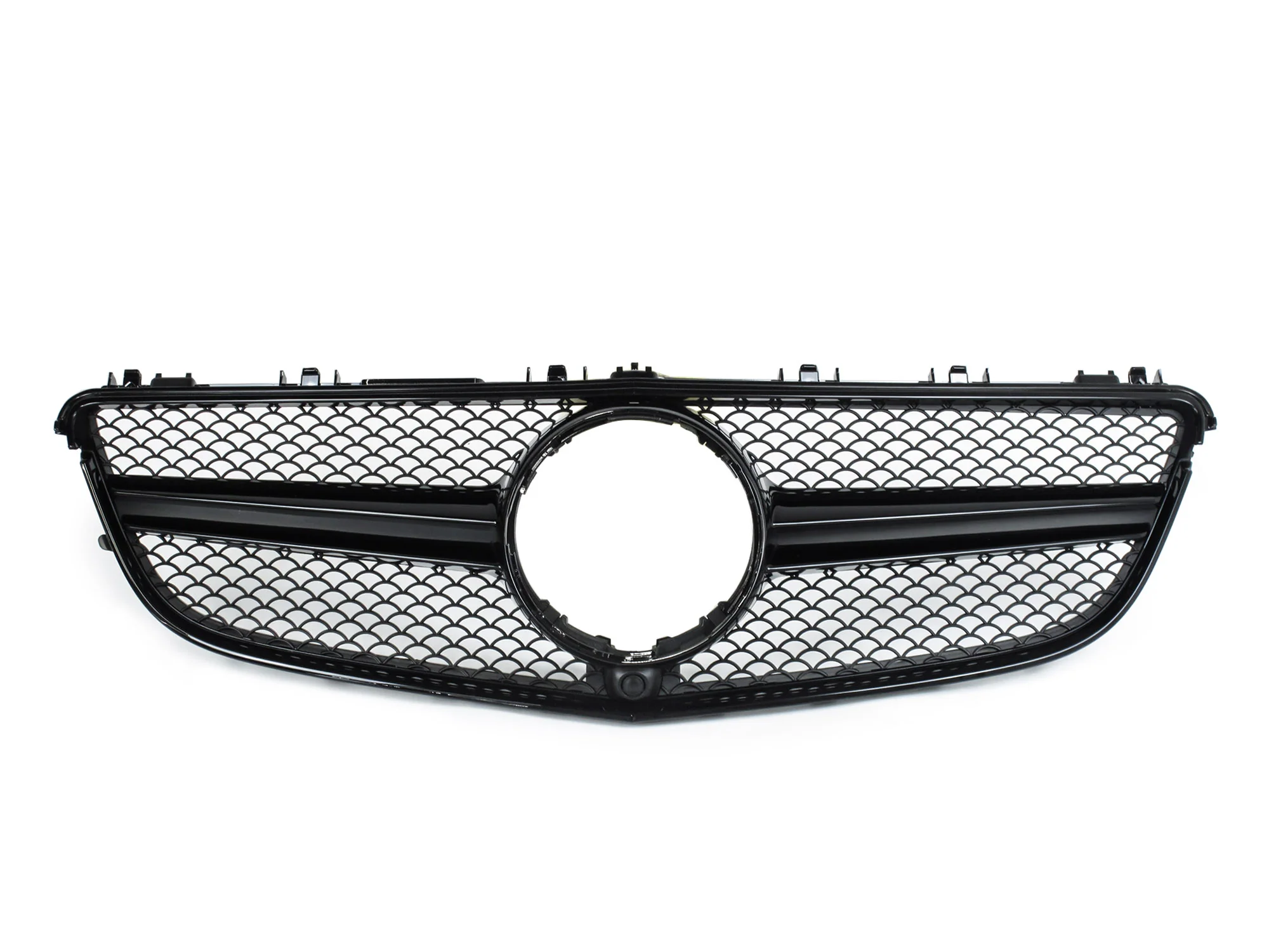 Black Front Mesh Grill fit for Mercedes C207 A207 Coupe 2014-2017 fg287 - Image 3