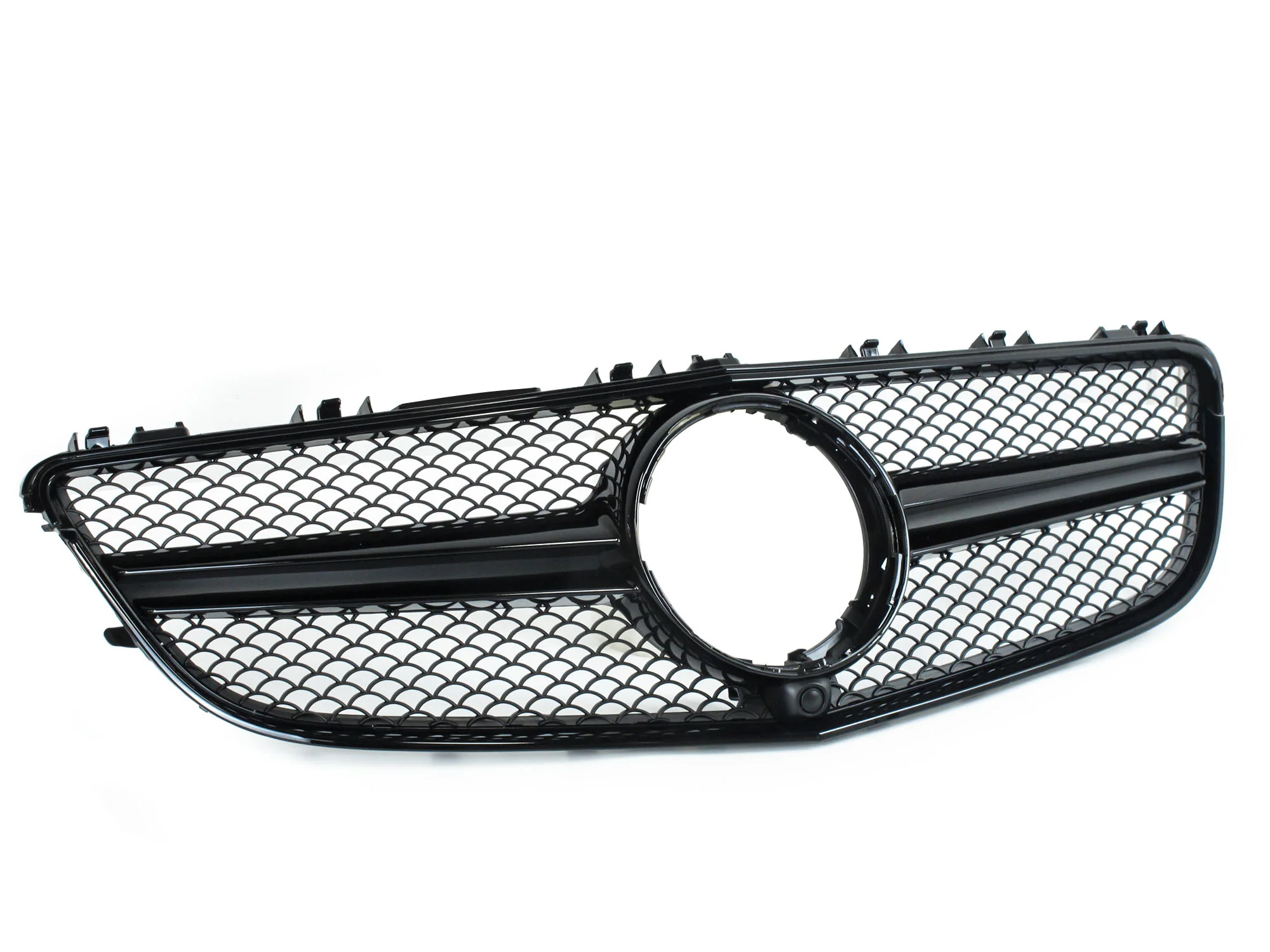 Black Front Mesh Grill fit for Mercedes C207 A207 Coupe 2014-2017 fg287 - Image 4
