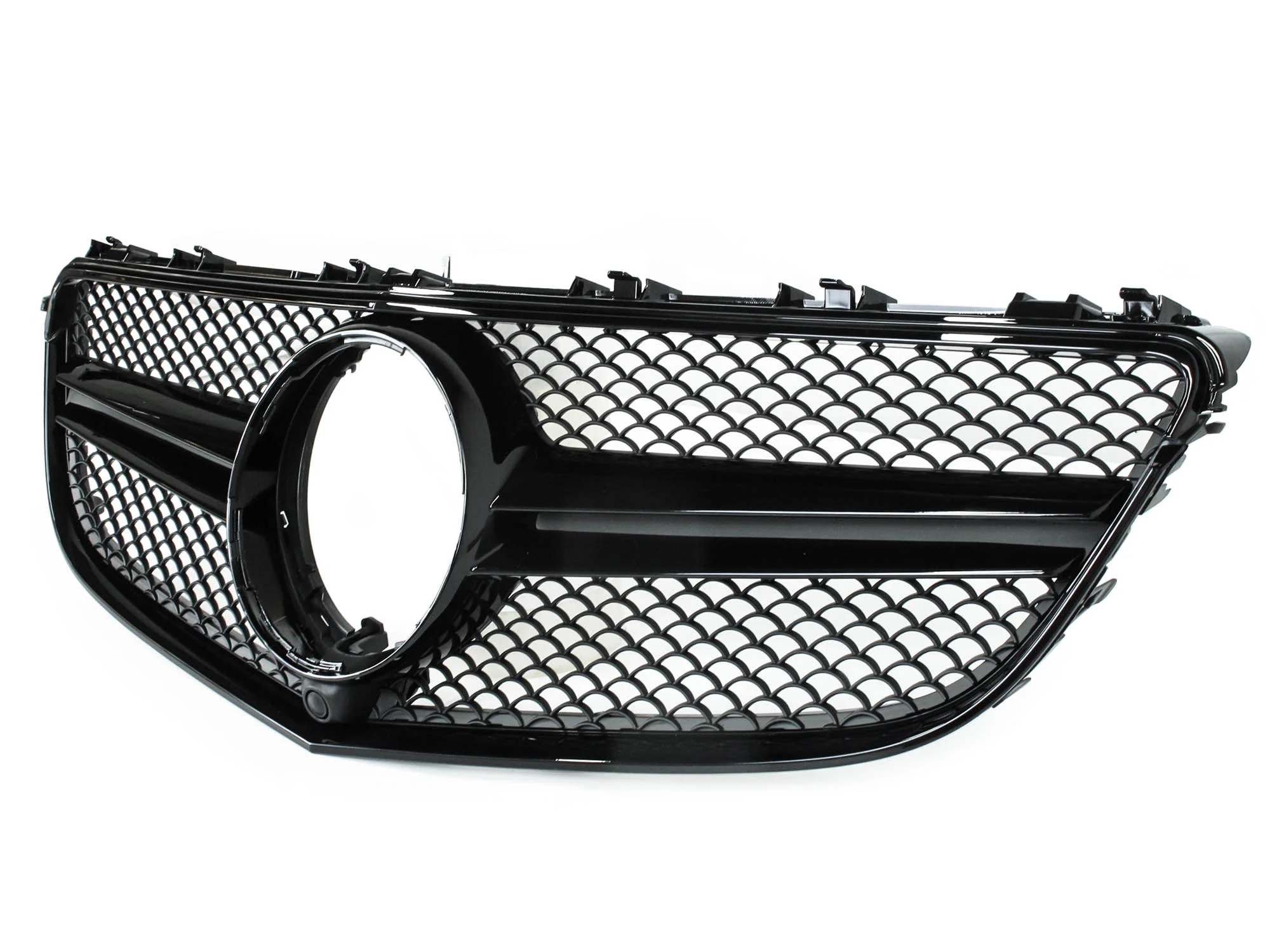 Black Front Mesh Grill fit for Mercedes C207 A207 Coupe 2014-2017 fg287 - Image 5