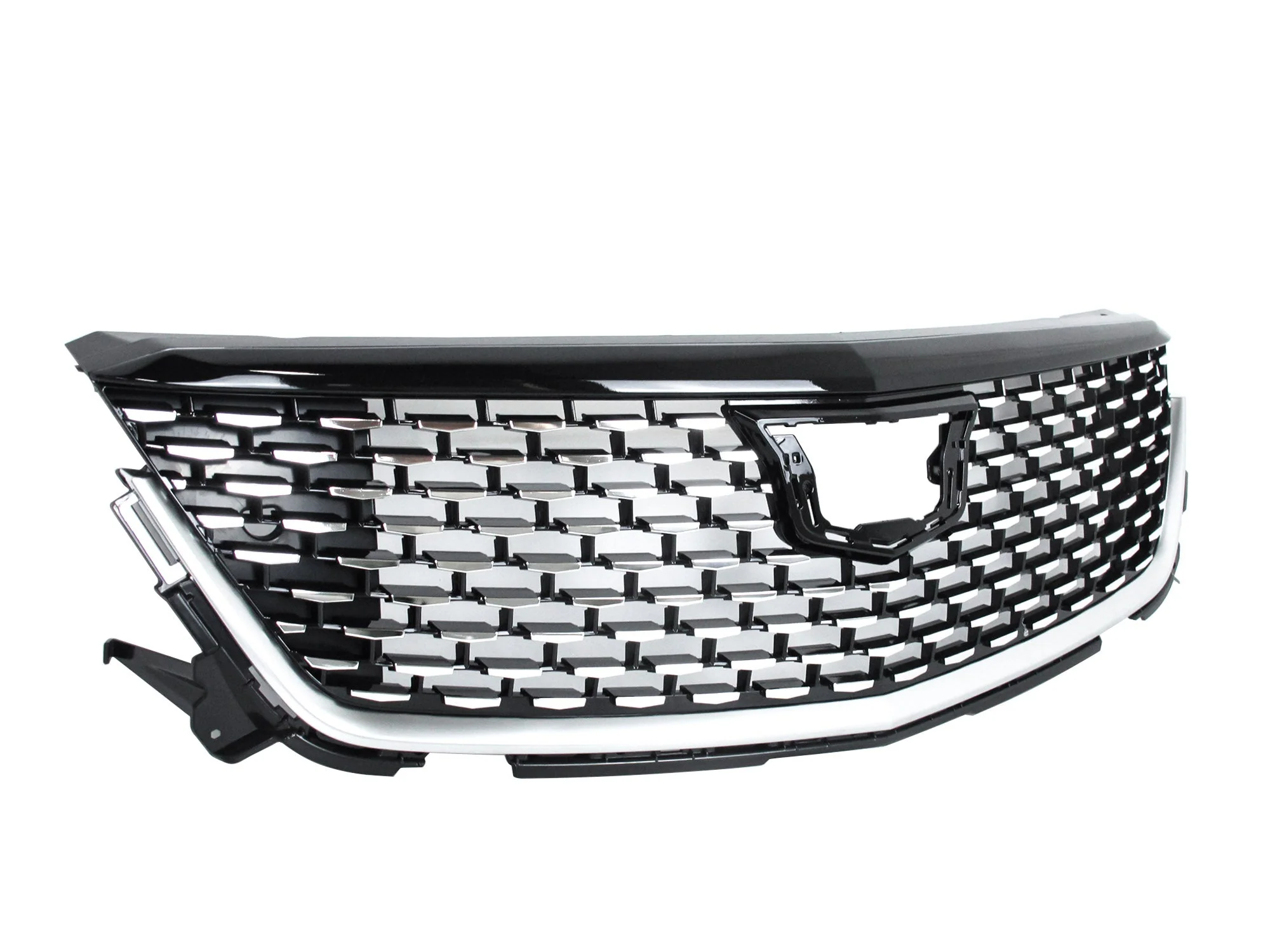 Silver Diamond Front Grille for Cadillac CT4 2020-2024 - Image 4