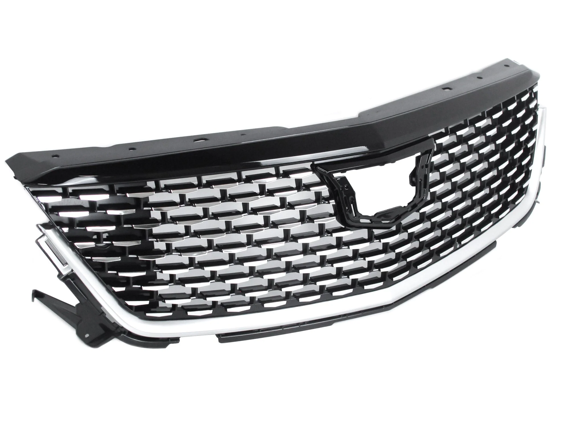 Silver Diamond Front Grille for Cadillac CT4 2020-2024 - Image 5