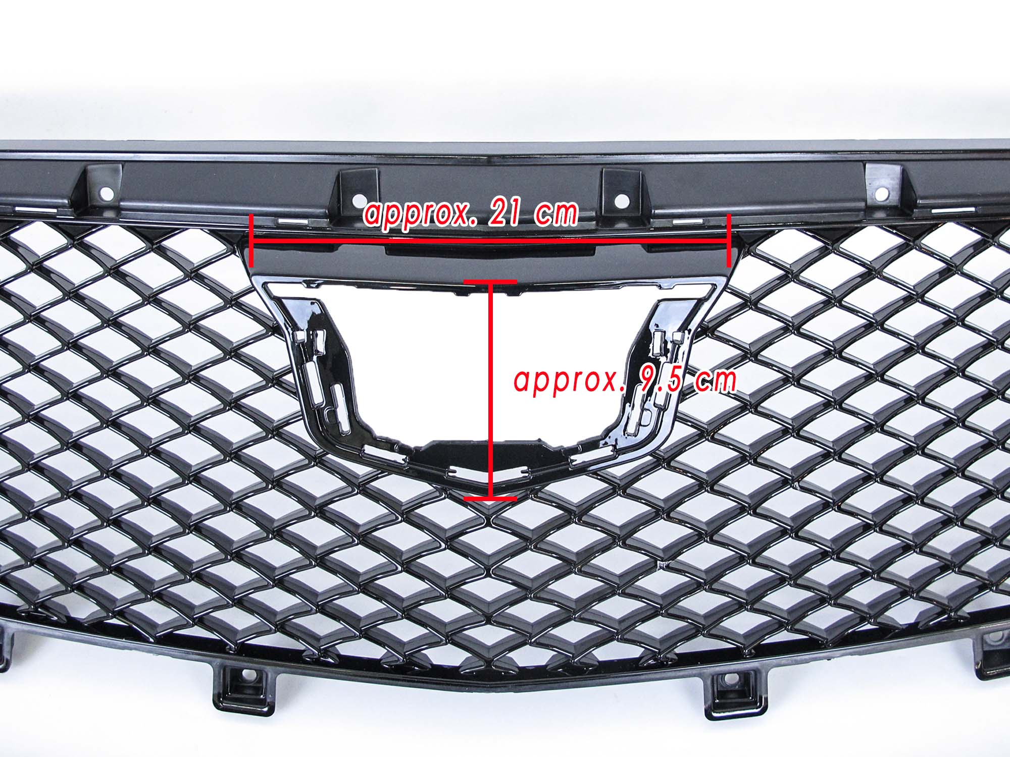 Blackwing Style Front Upper Grill For Cadillac CT4 2020-2024 No Cmaera Mount - Image 9